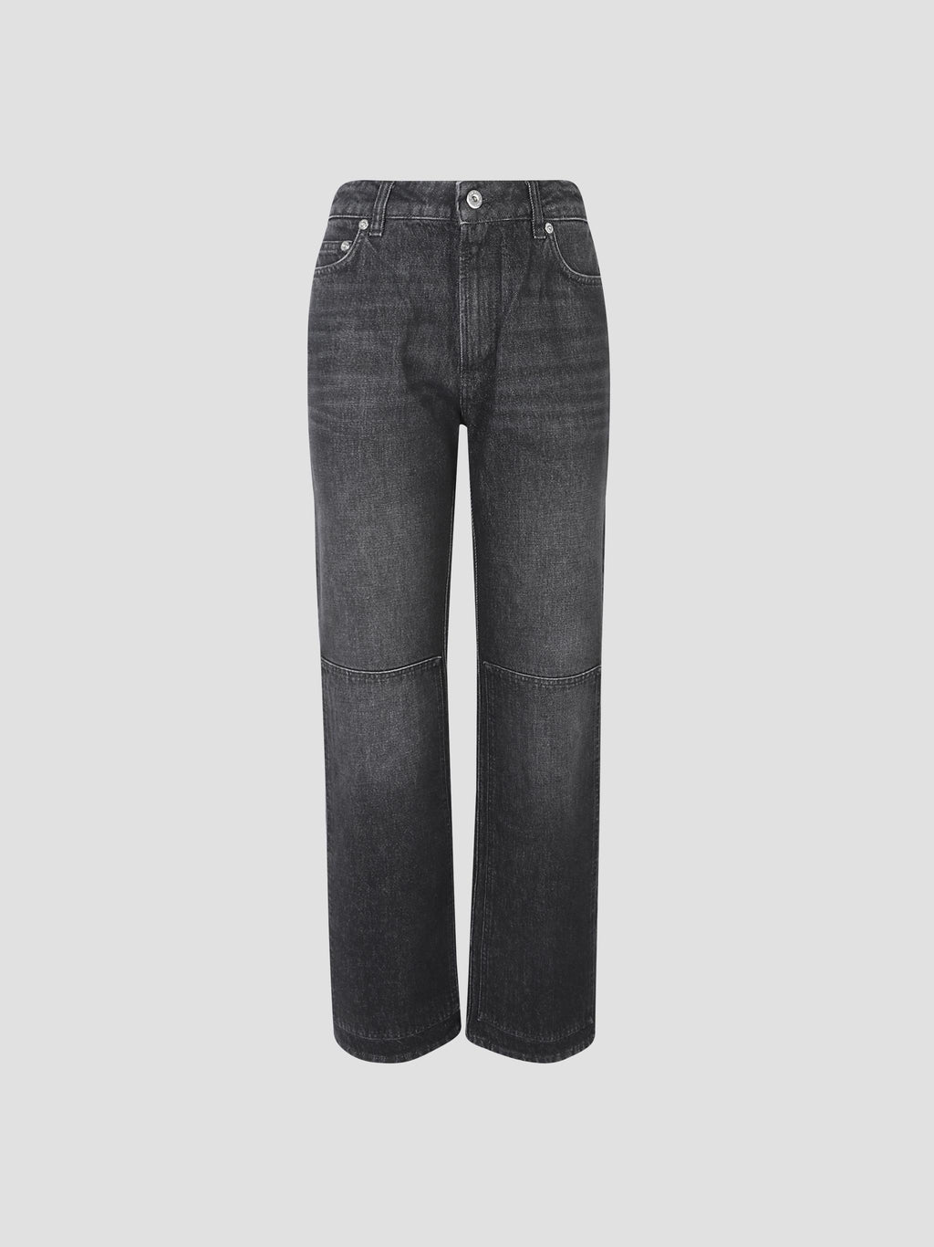 Denim trouser with cut out