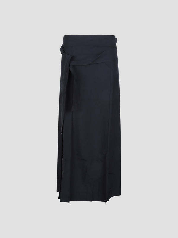 Mile knife-pleat kilt skirt