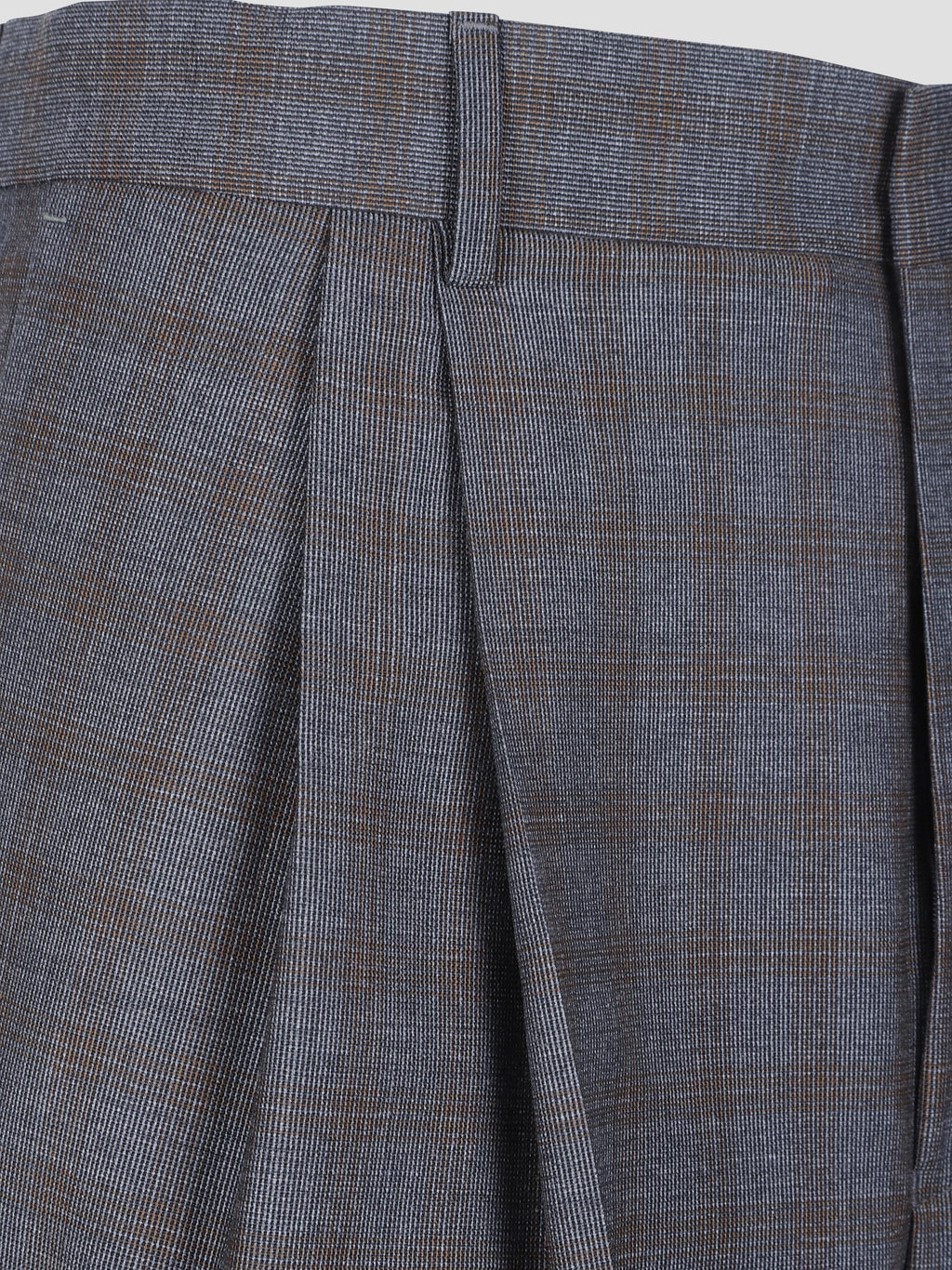 Panrom checked wool trousers