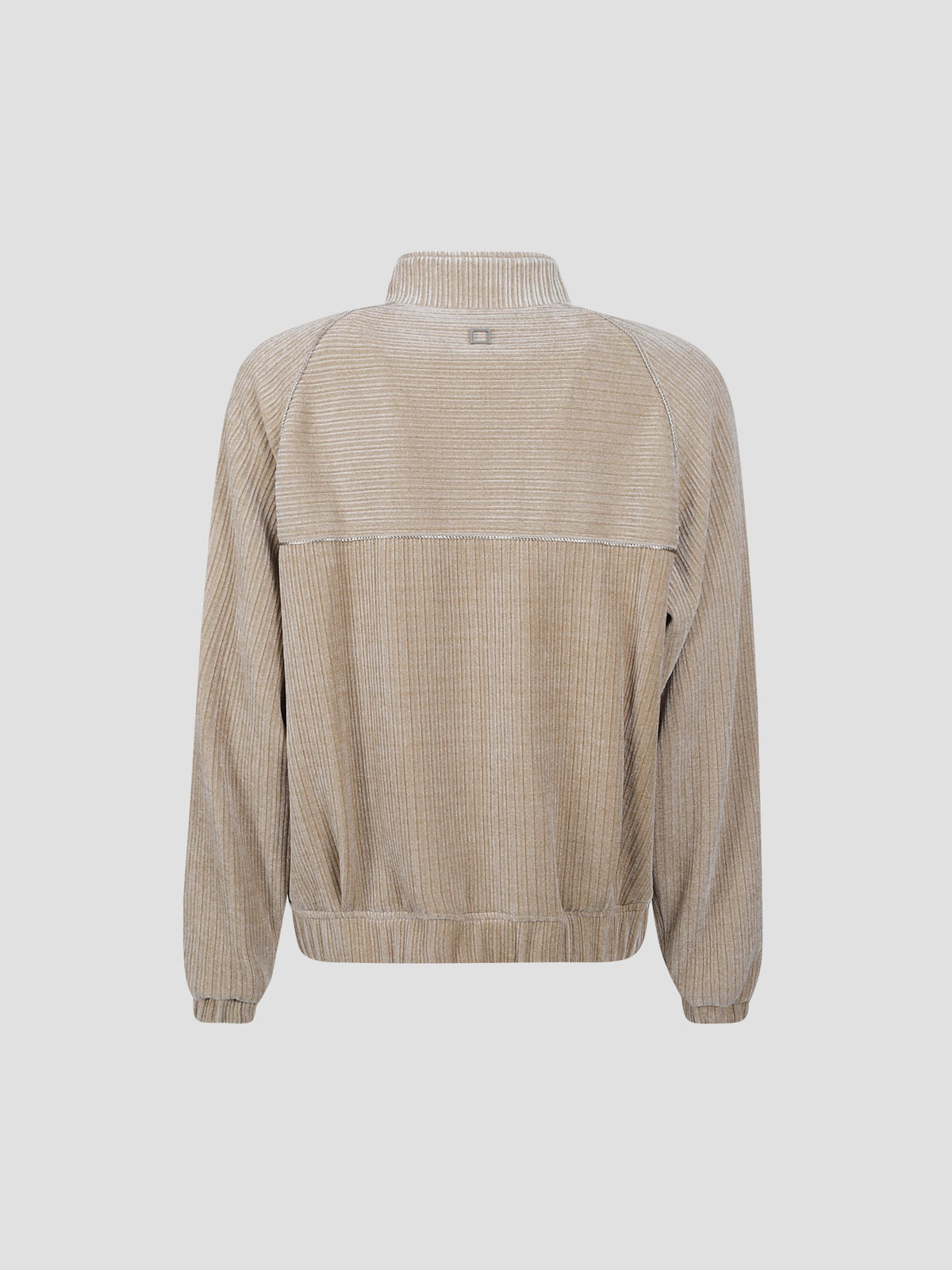 Velour corduroy track jacket
