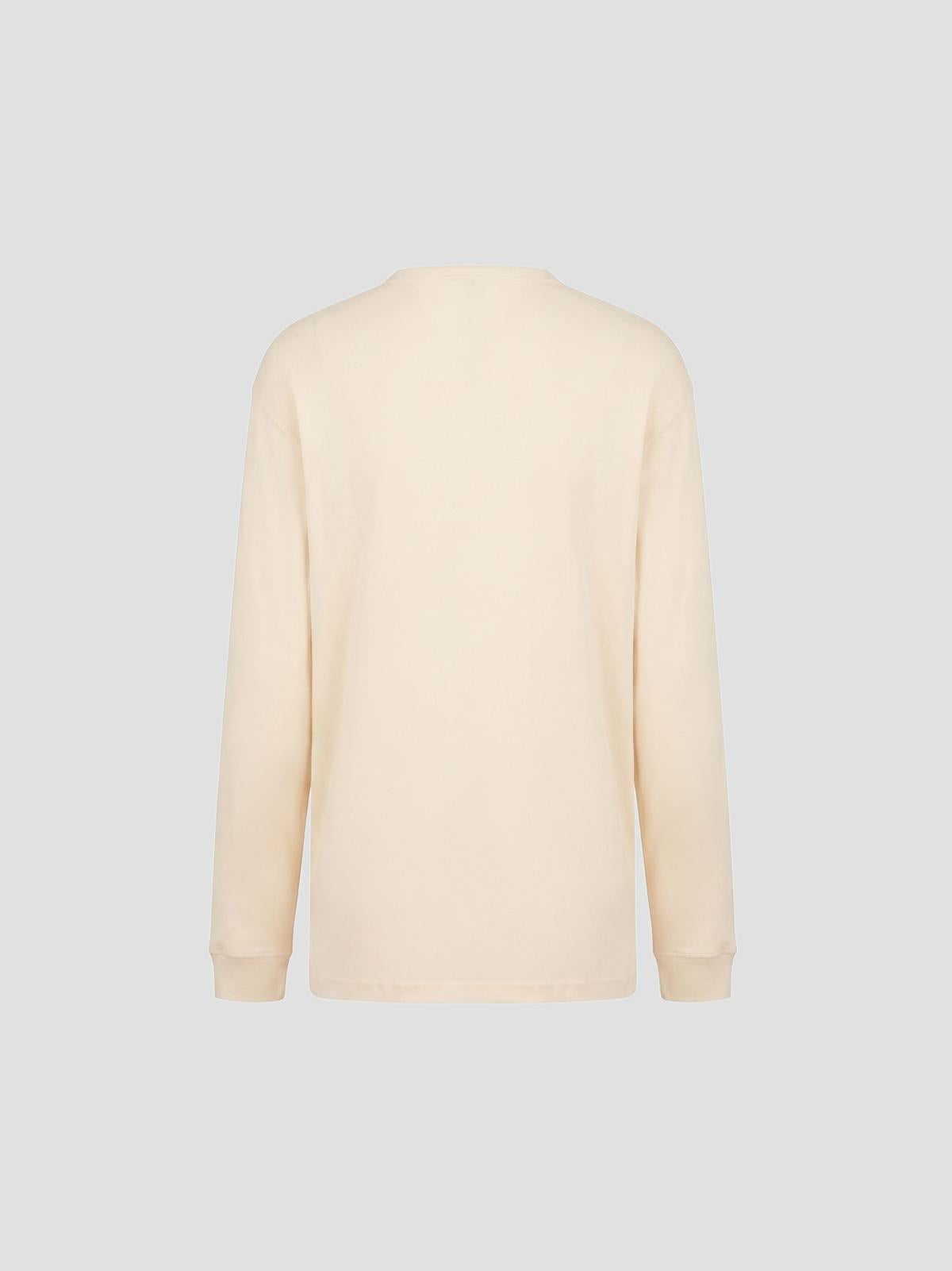 Henley long sleeve top