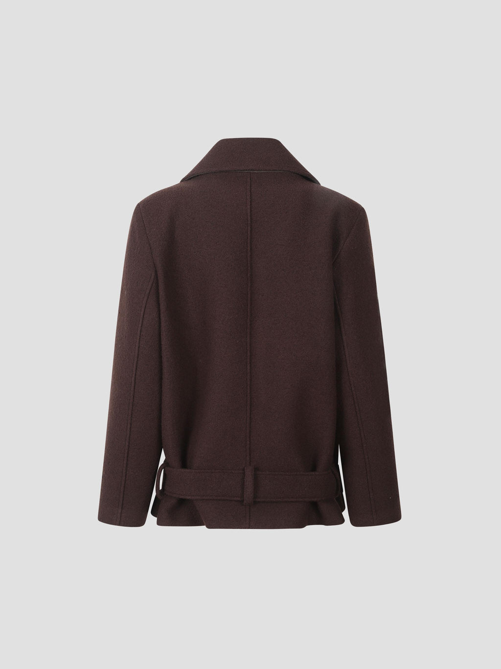 Scothern brushed wool peacoat