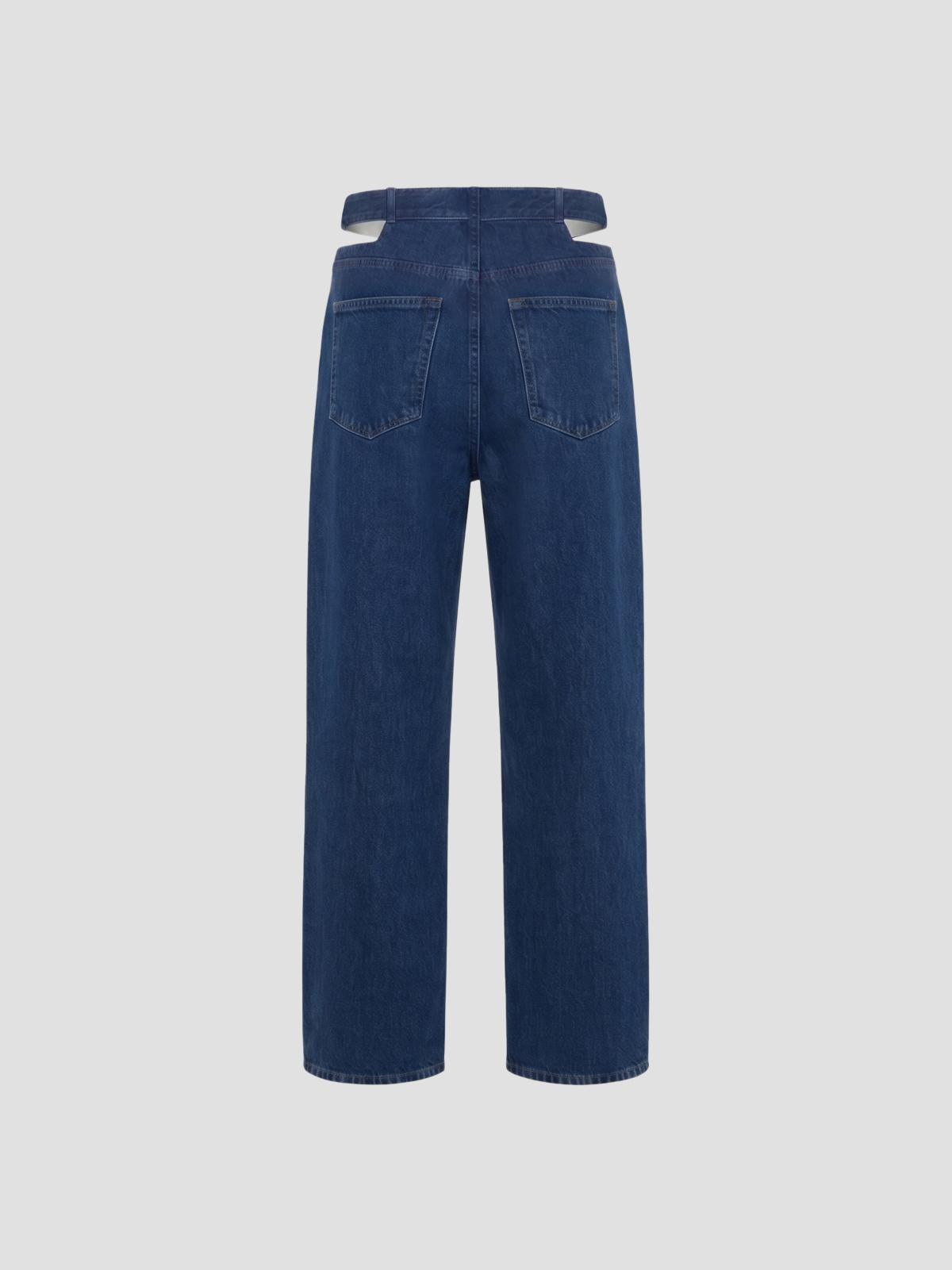 Denim trouser 140 aw 23 treated