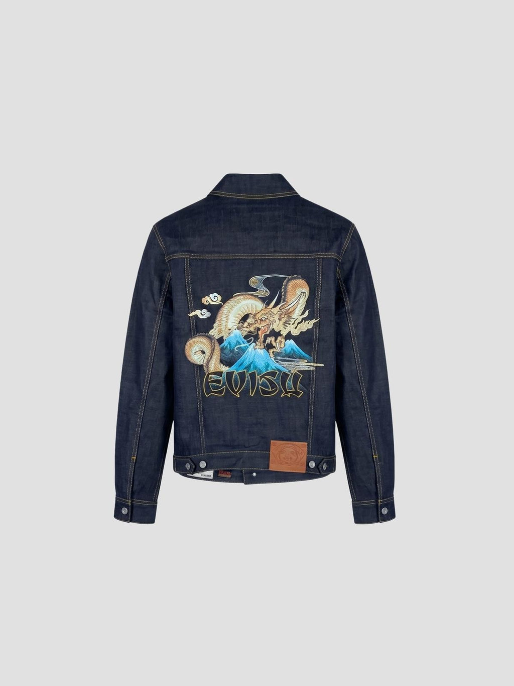 Ht, whale emb. denim jacket