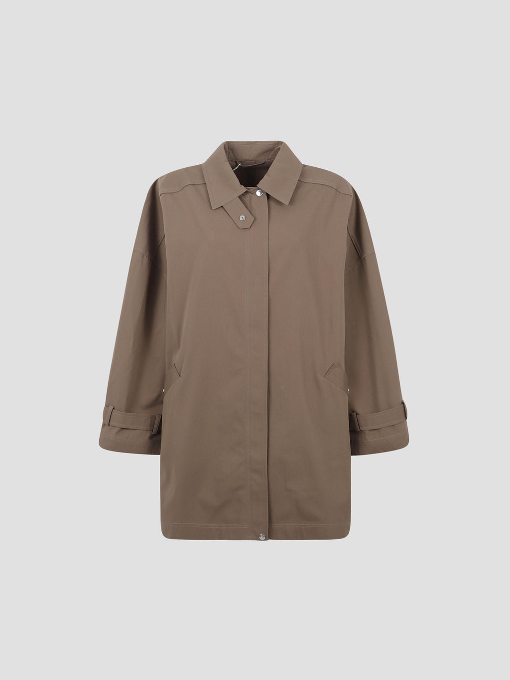 Oversized trench jacket