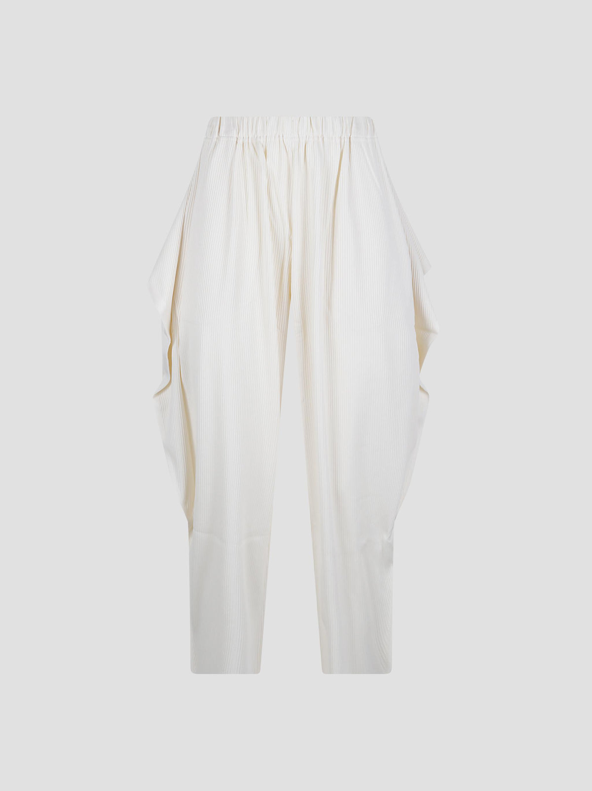 A-poc bottoms tapered knit trousers