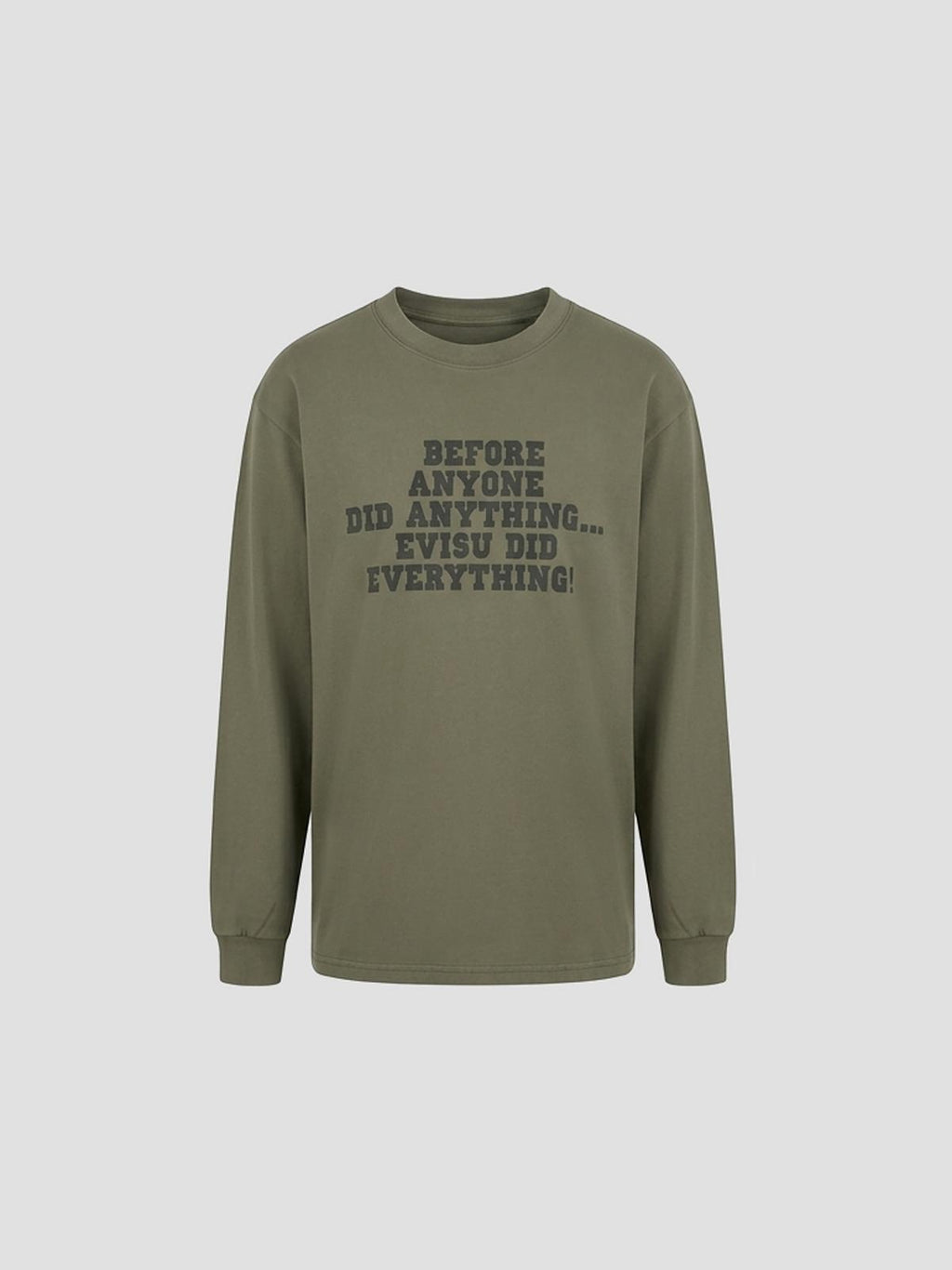 Evisu Ej fire daicock ls tee in grey
