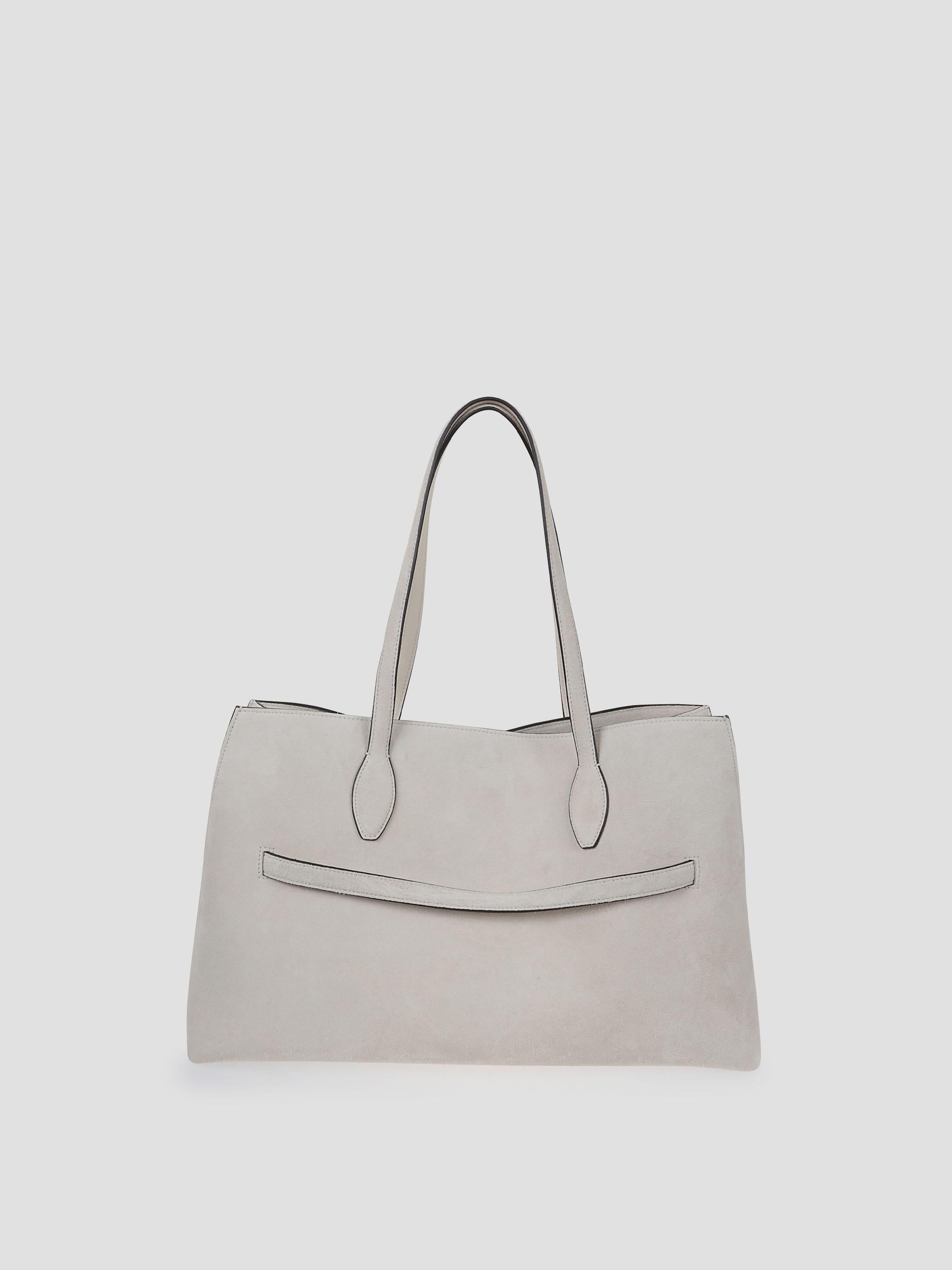 Suede lounge tote