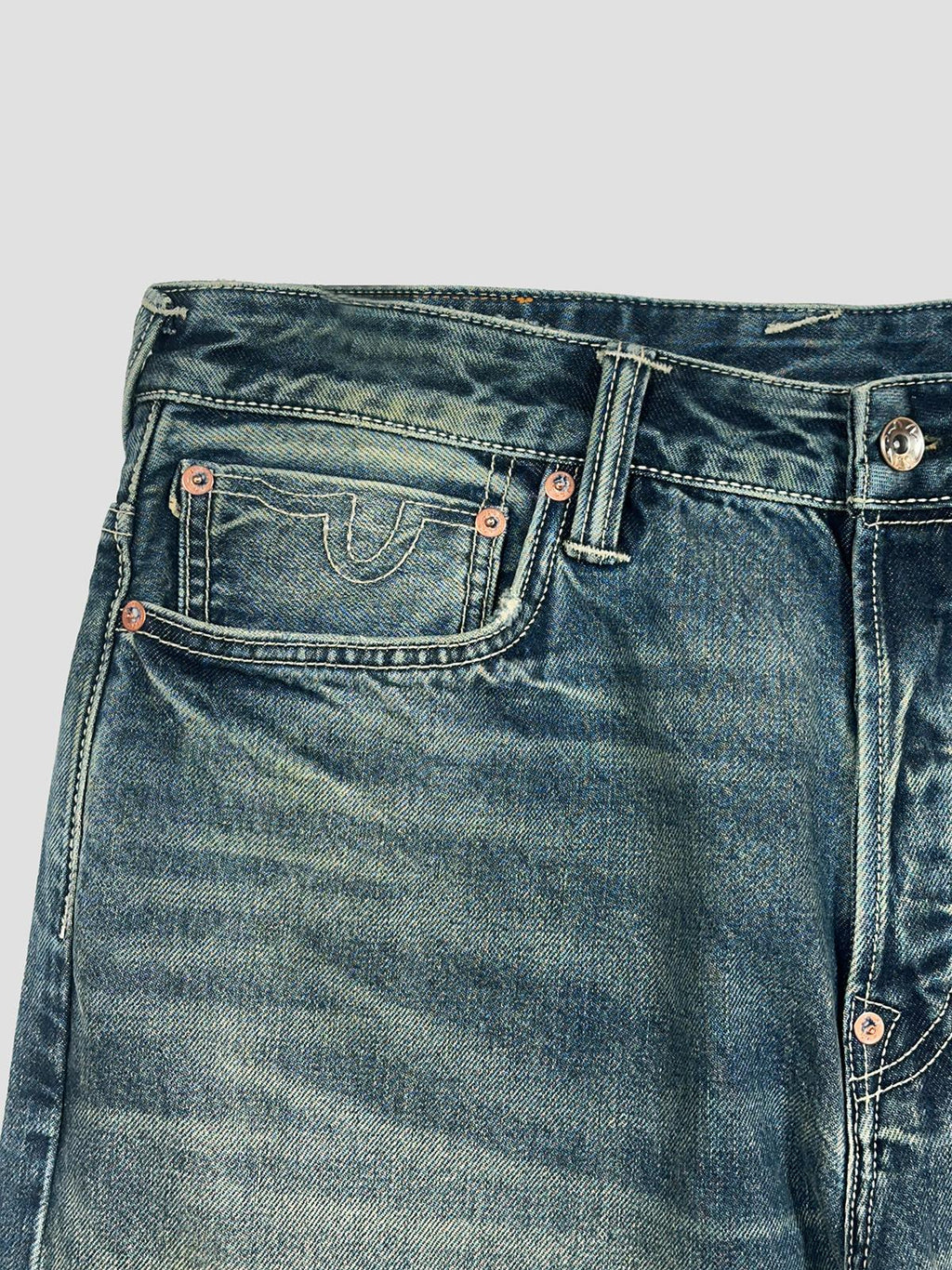 Ht 7 pocket washed jeans