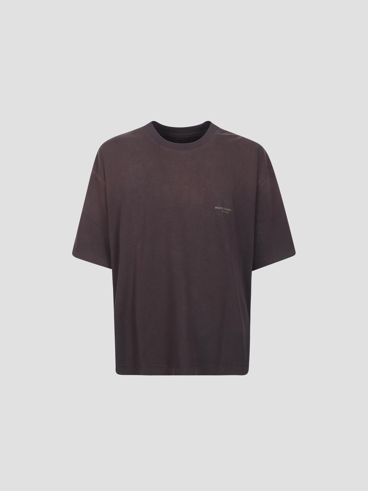 Washed logo cotton t-shirt