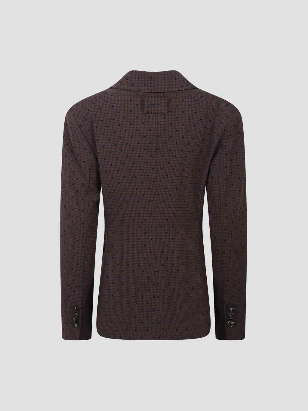 Flock check suiting blazer