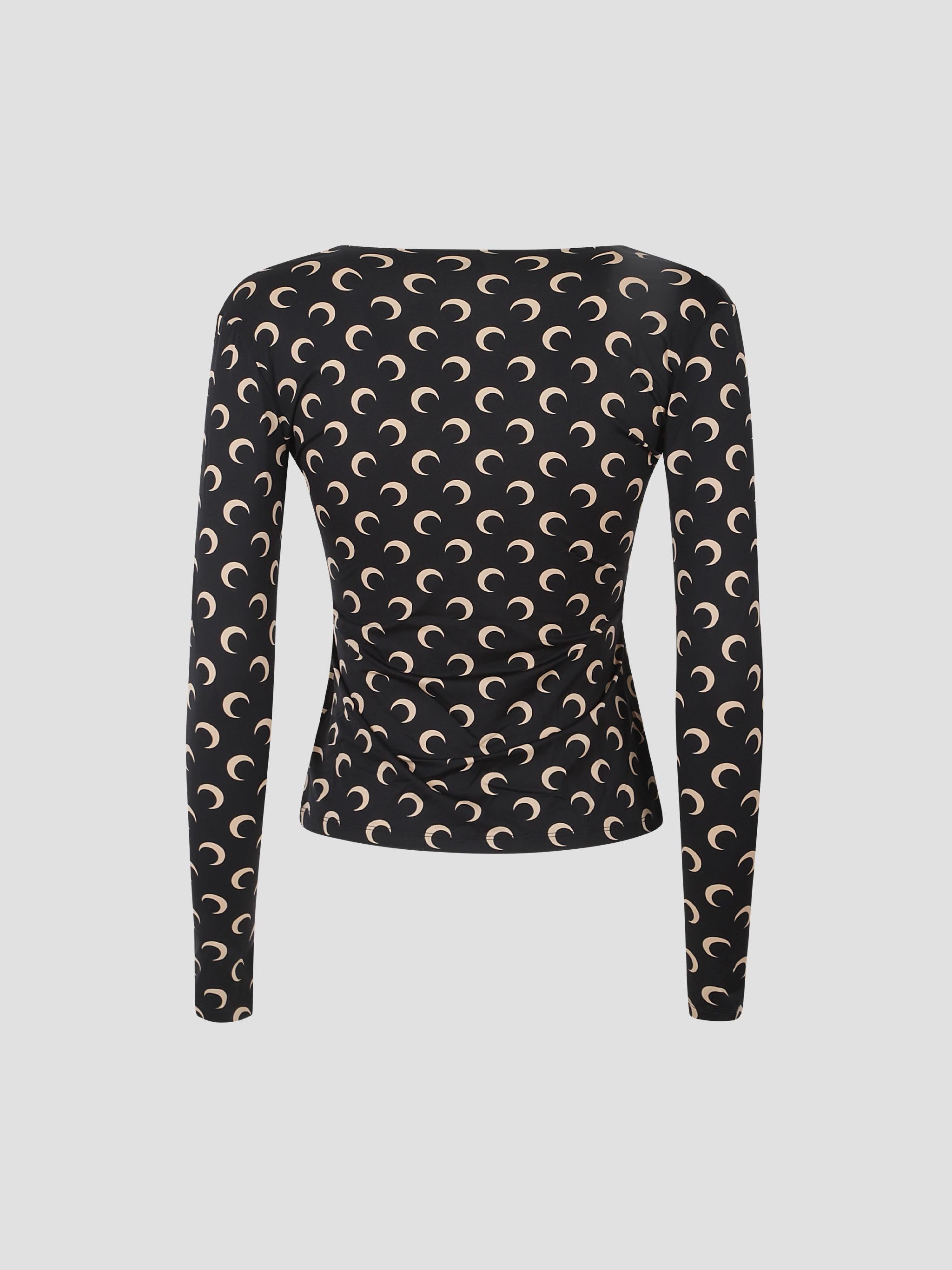 Moon printed top