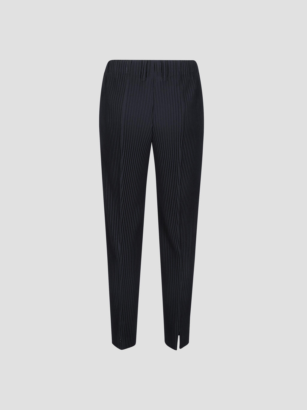 Tailored pleats 1 slit-hem trousers