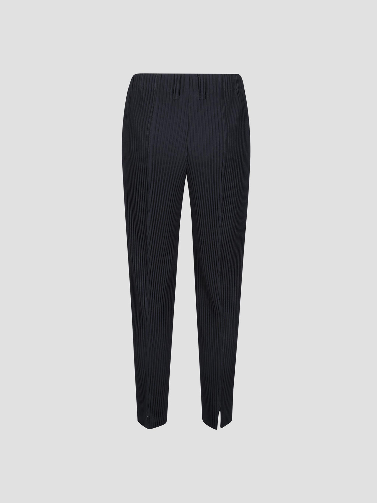 Tailored pleats 1 slit-hem trousers