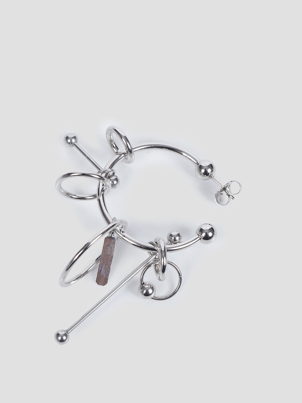 Carl single hoop earring