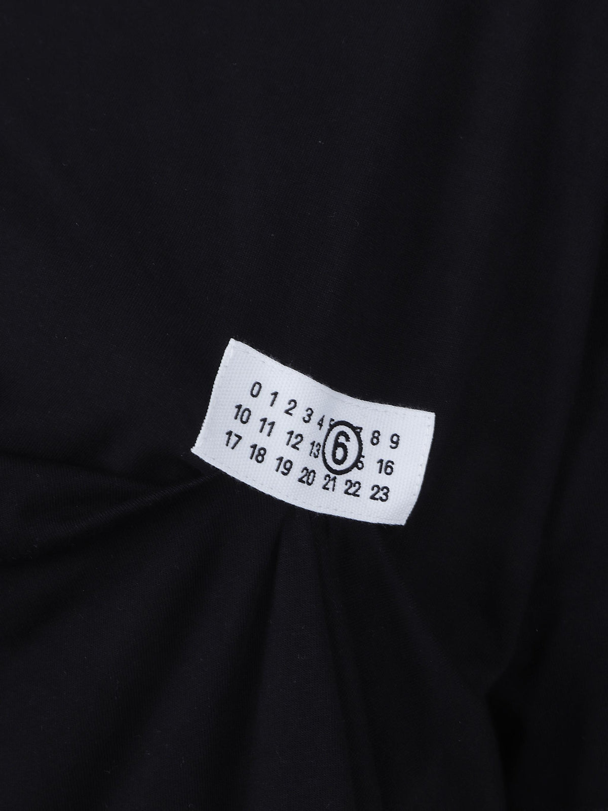 Draped cotton-jersey top