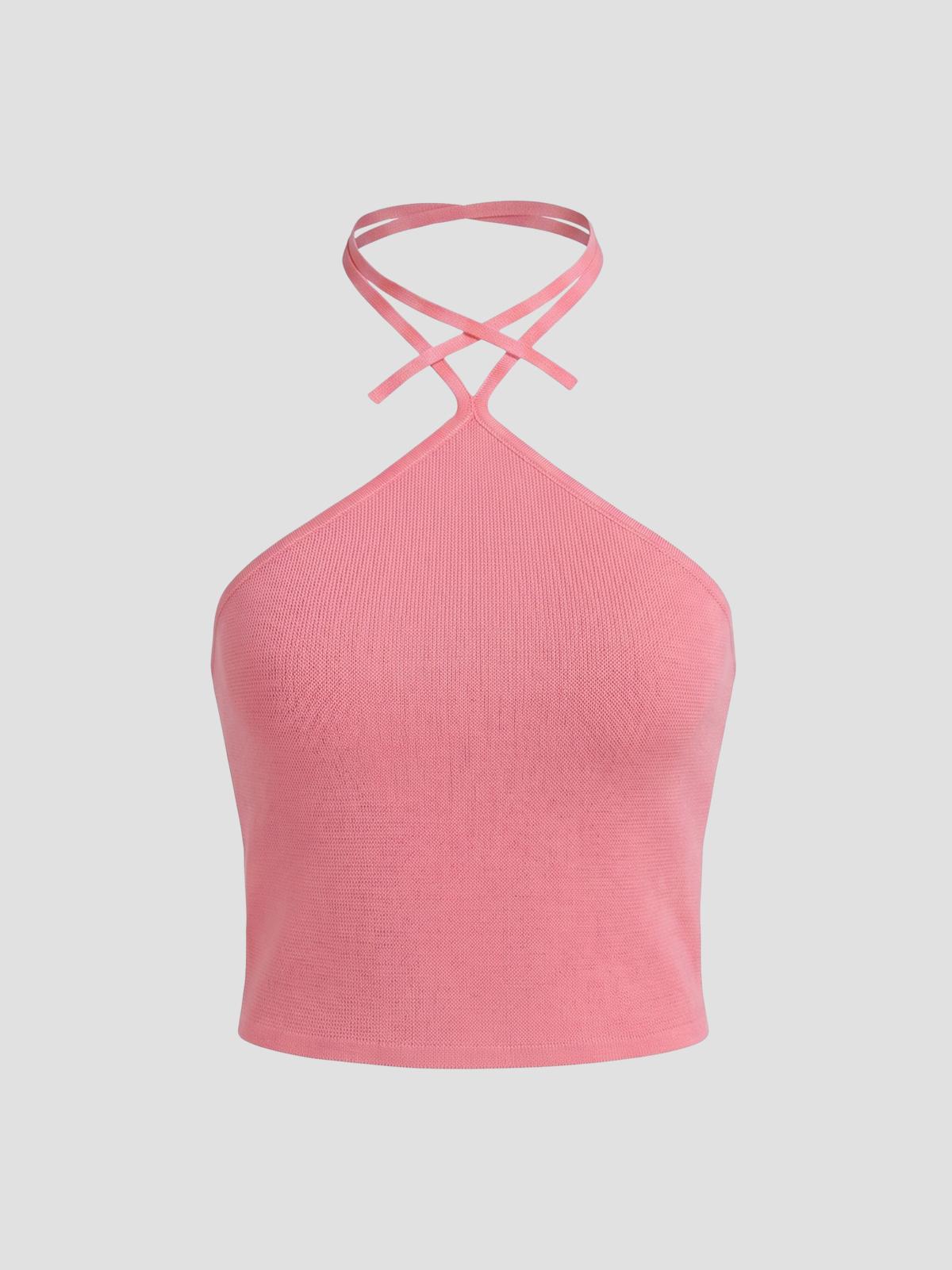 Dana knitted crop top