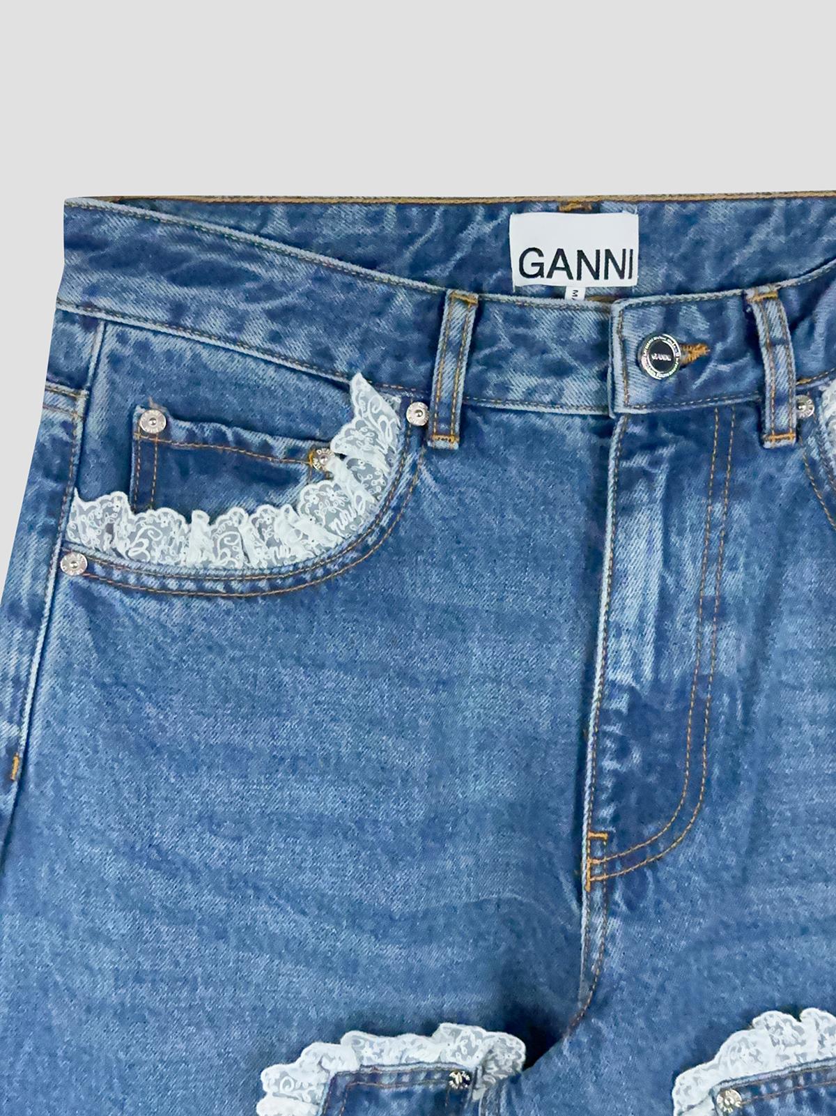 Audri lace trim jeans