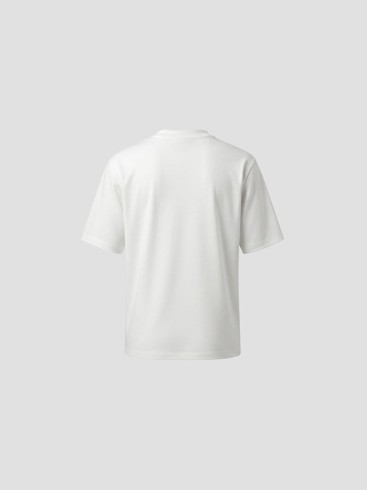 Oversized cotton silk t-shirt