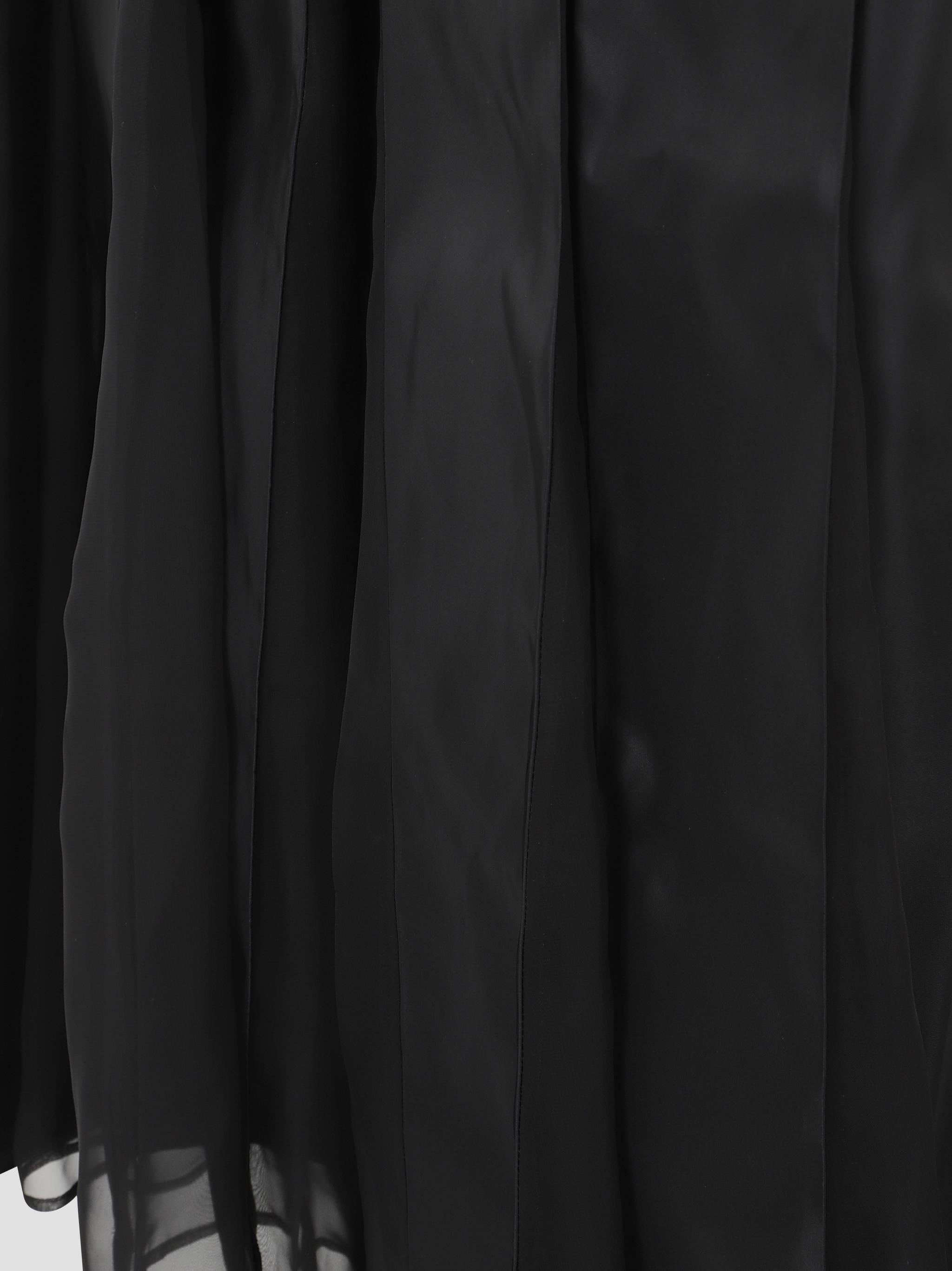 Cotton jersey-nylon twill dress