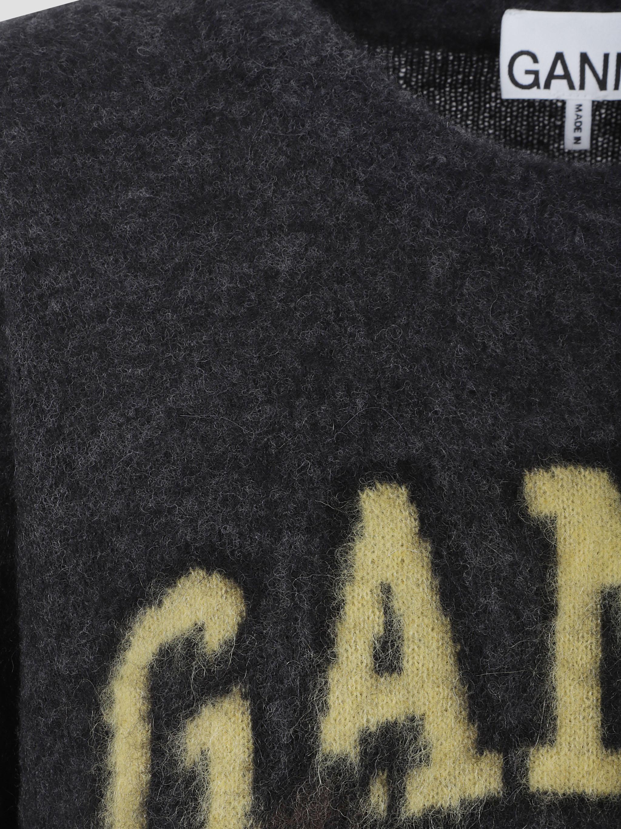 Fine brushed alpaca banana oversized o-neck