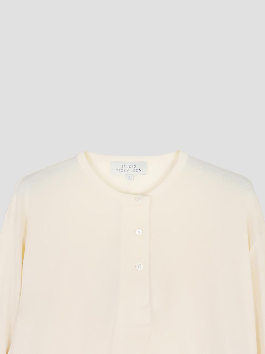 Henley long sleeve top