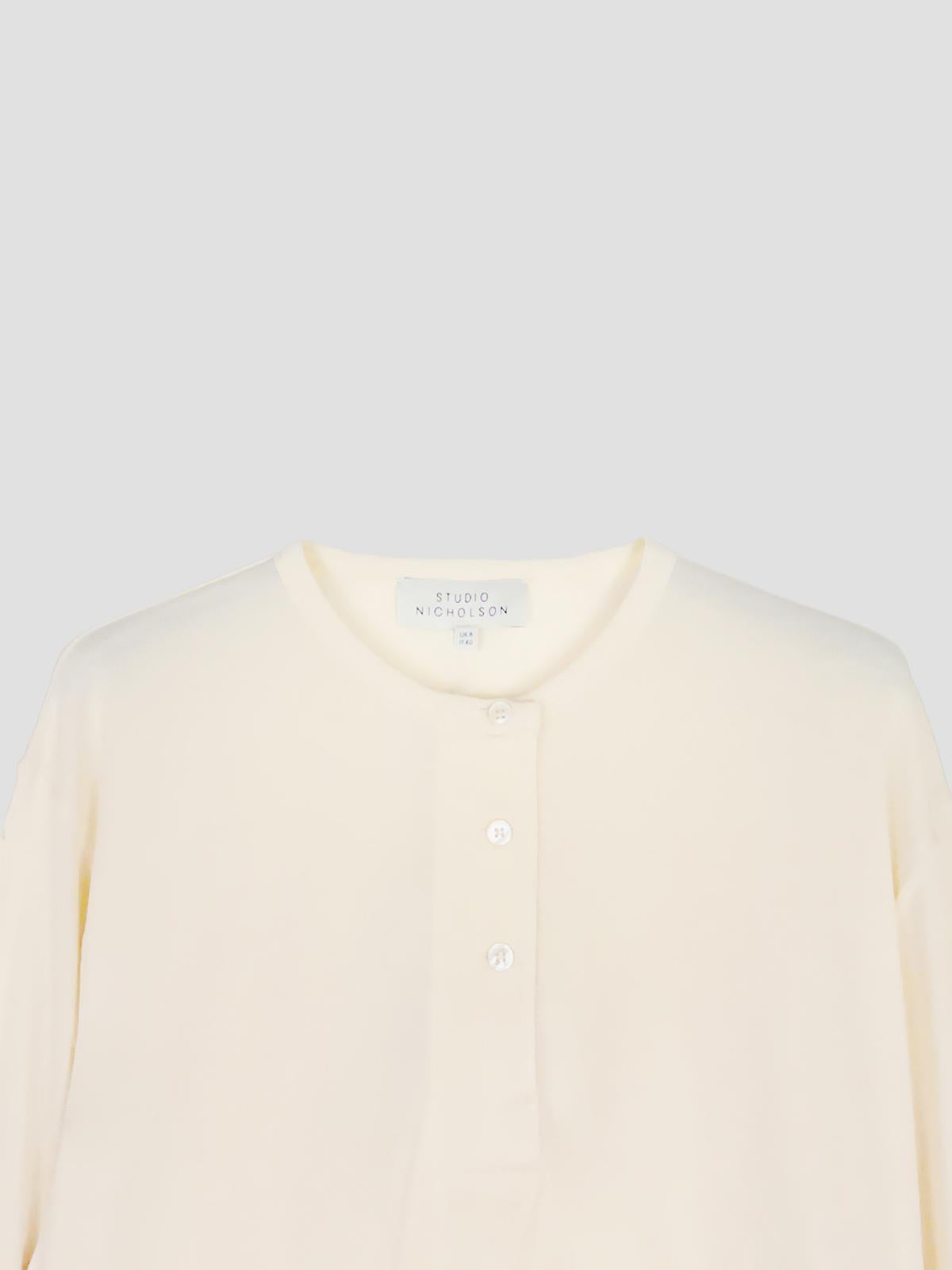 Henley long sleeve top