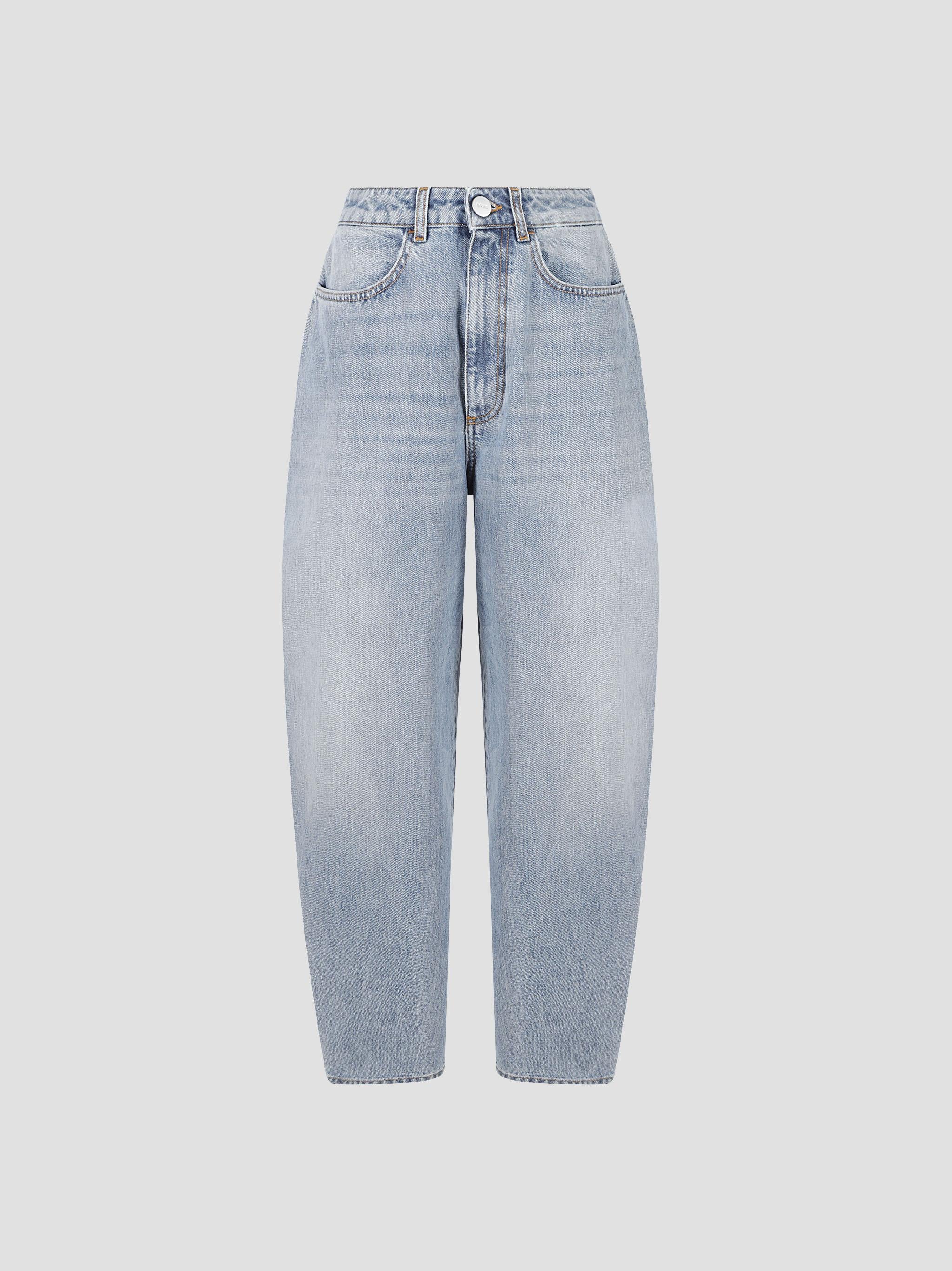 Fransje sculptural denim trousers