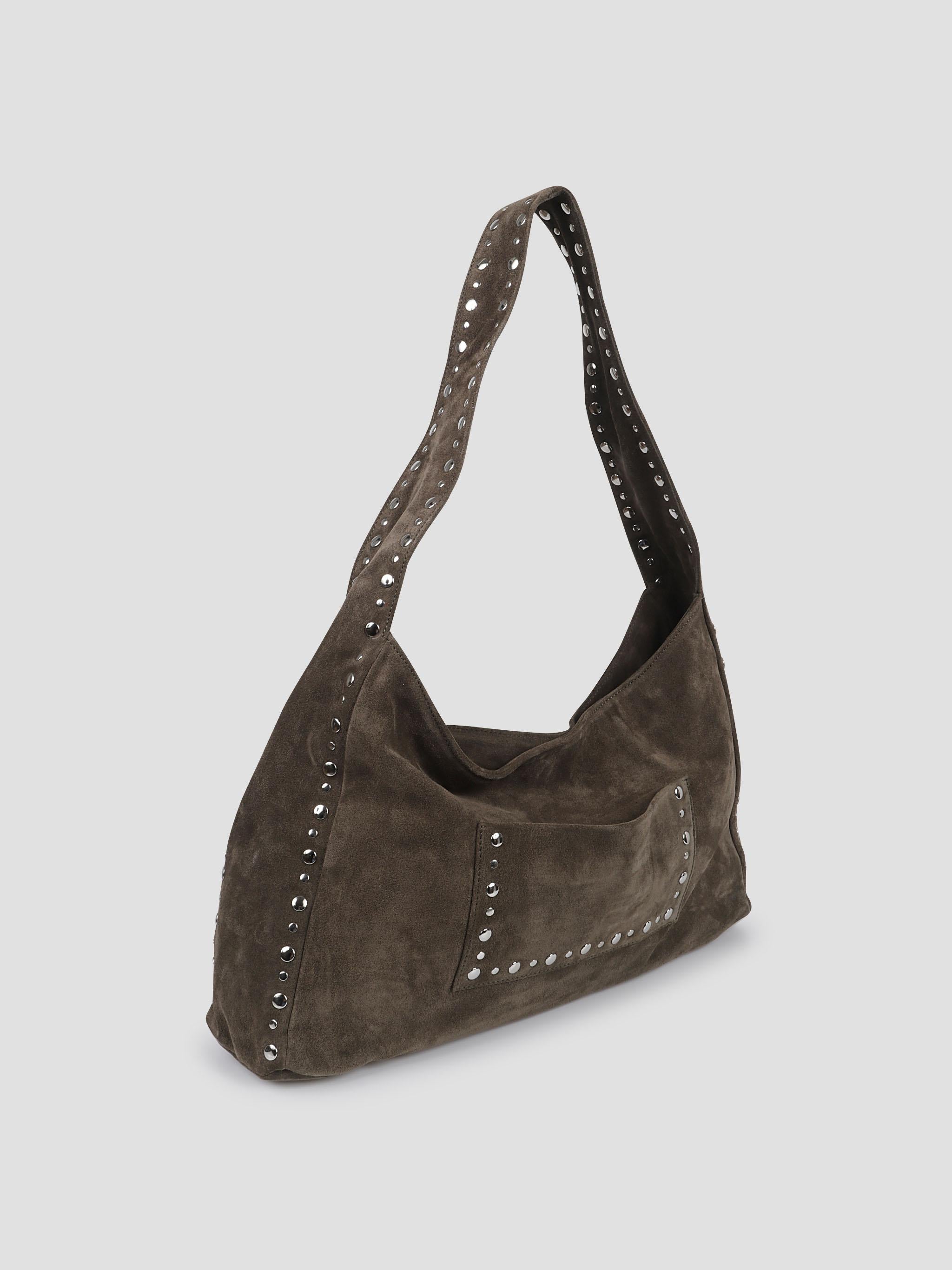 Maxi franca suede bag