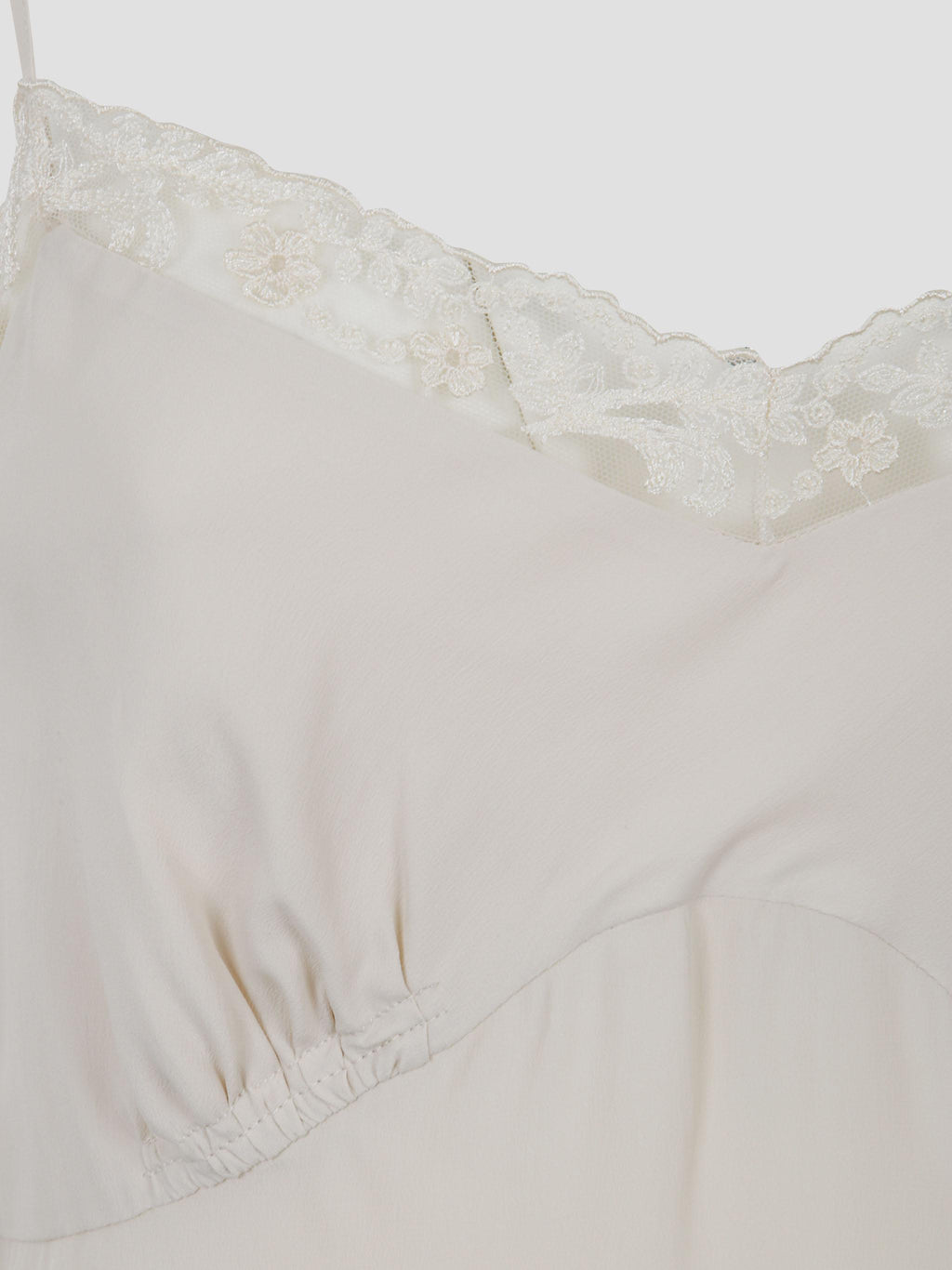 Lace trim slip dress