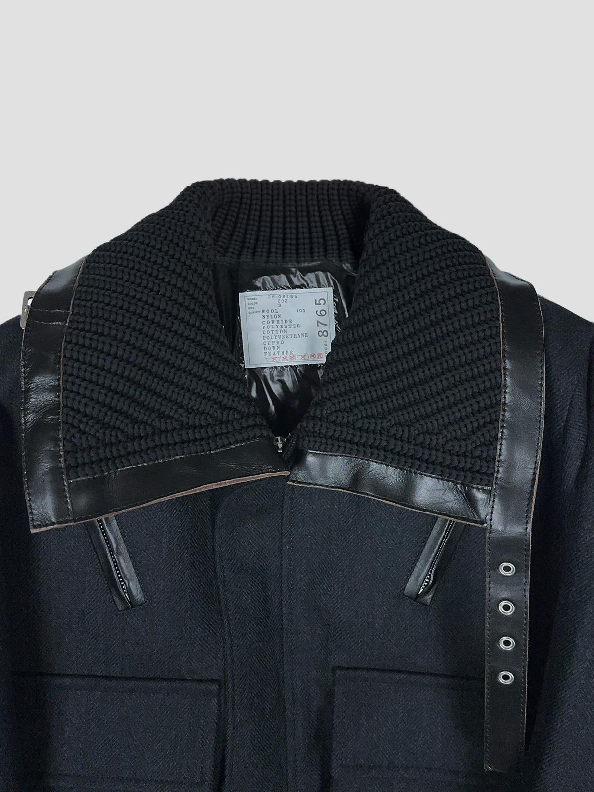 Double faced  puffer blouson