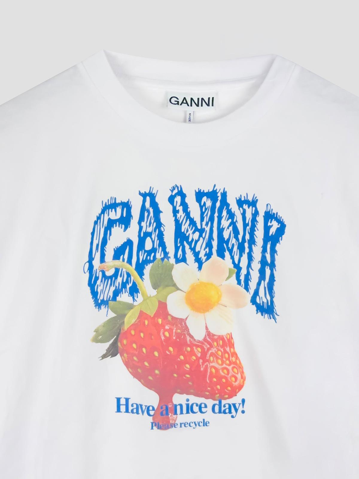 Basic cotton jersey longsleeve strawberry