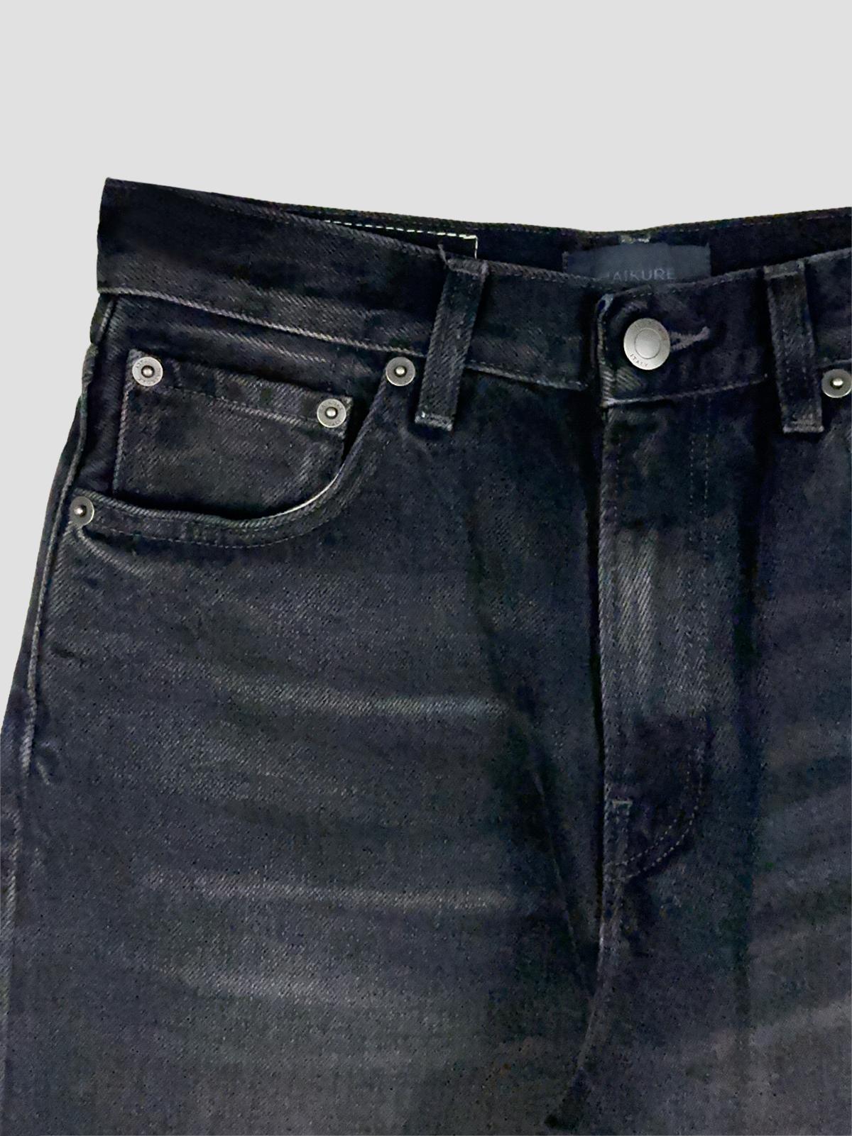 Korea vintage black jeans