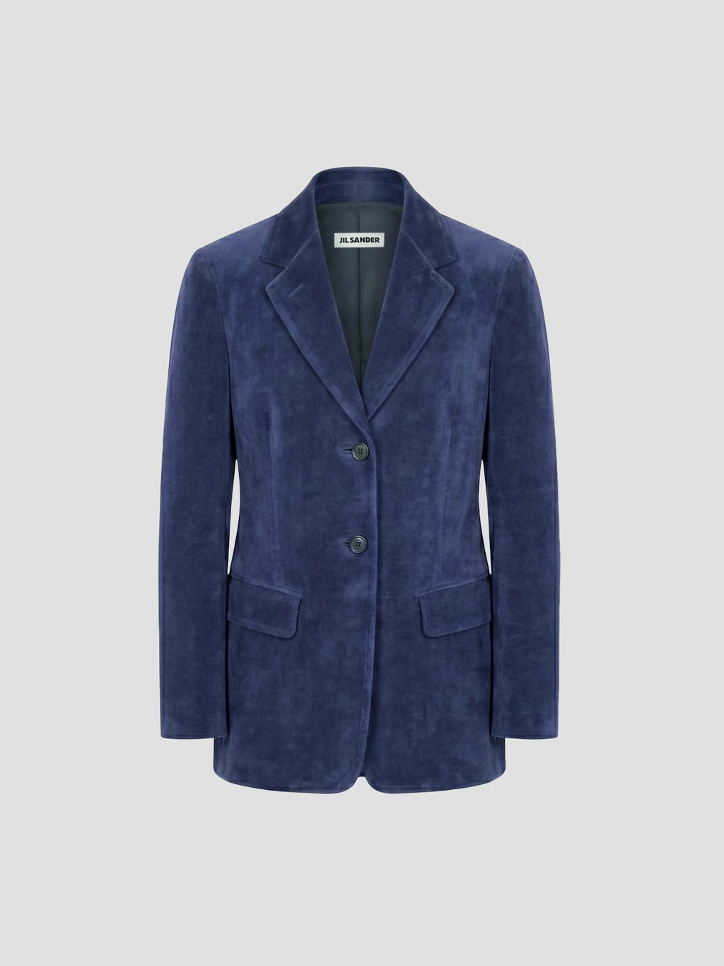 Jil Sander Suede blazer in blue