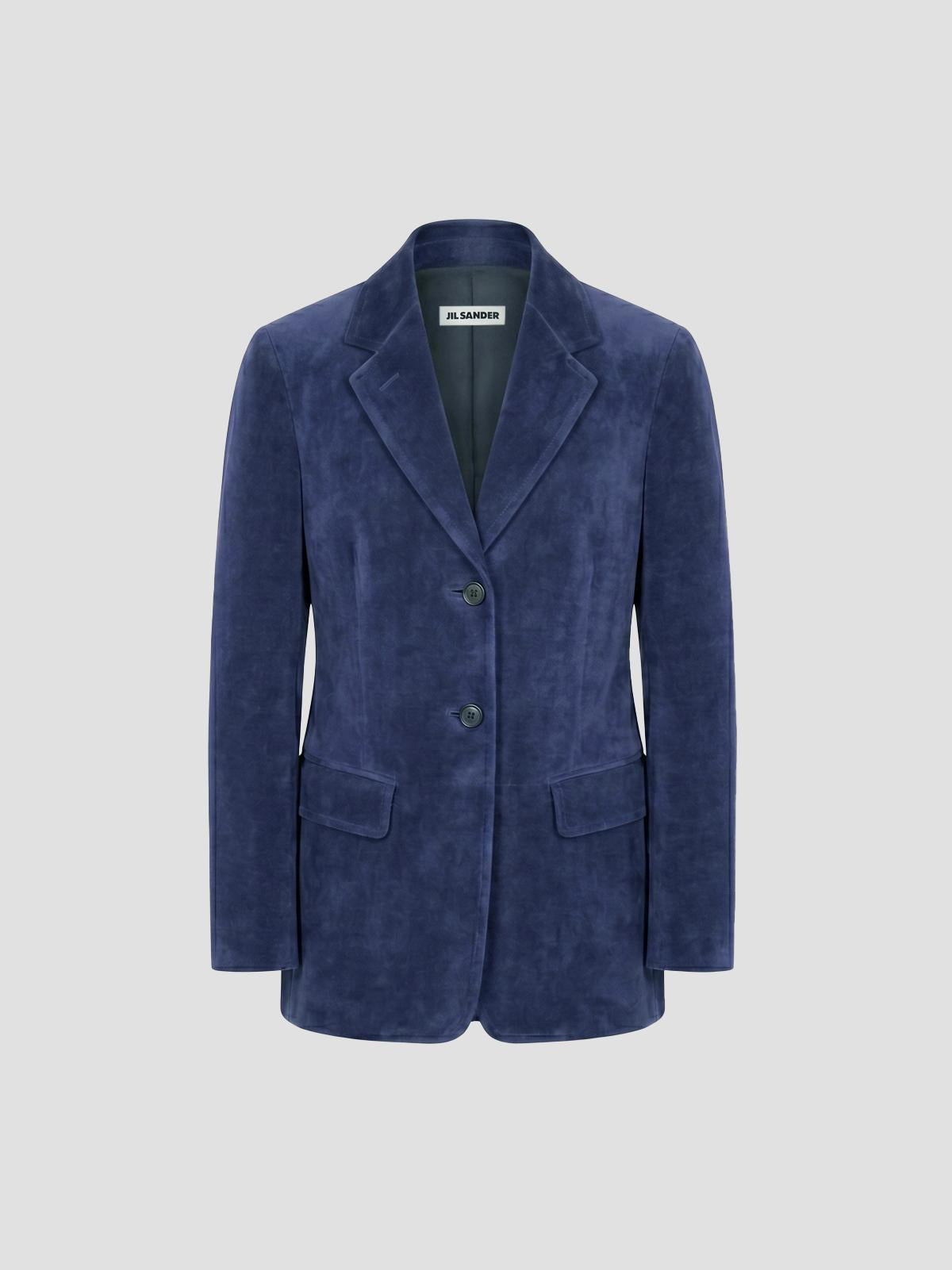 Suede blazer