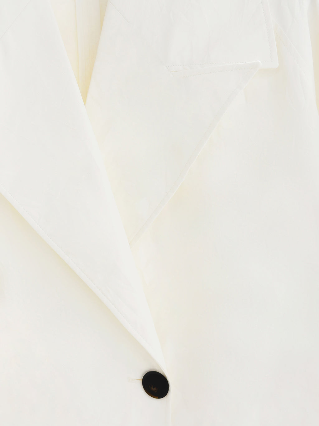Oversized crushed cotton coat