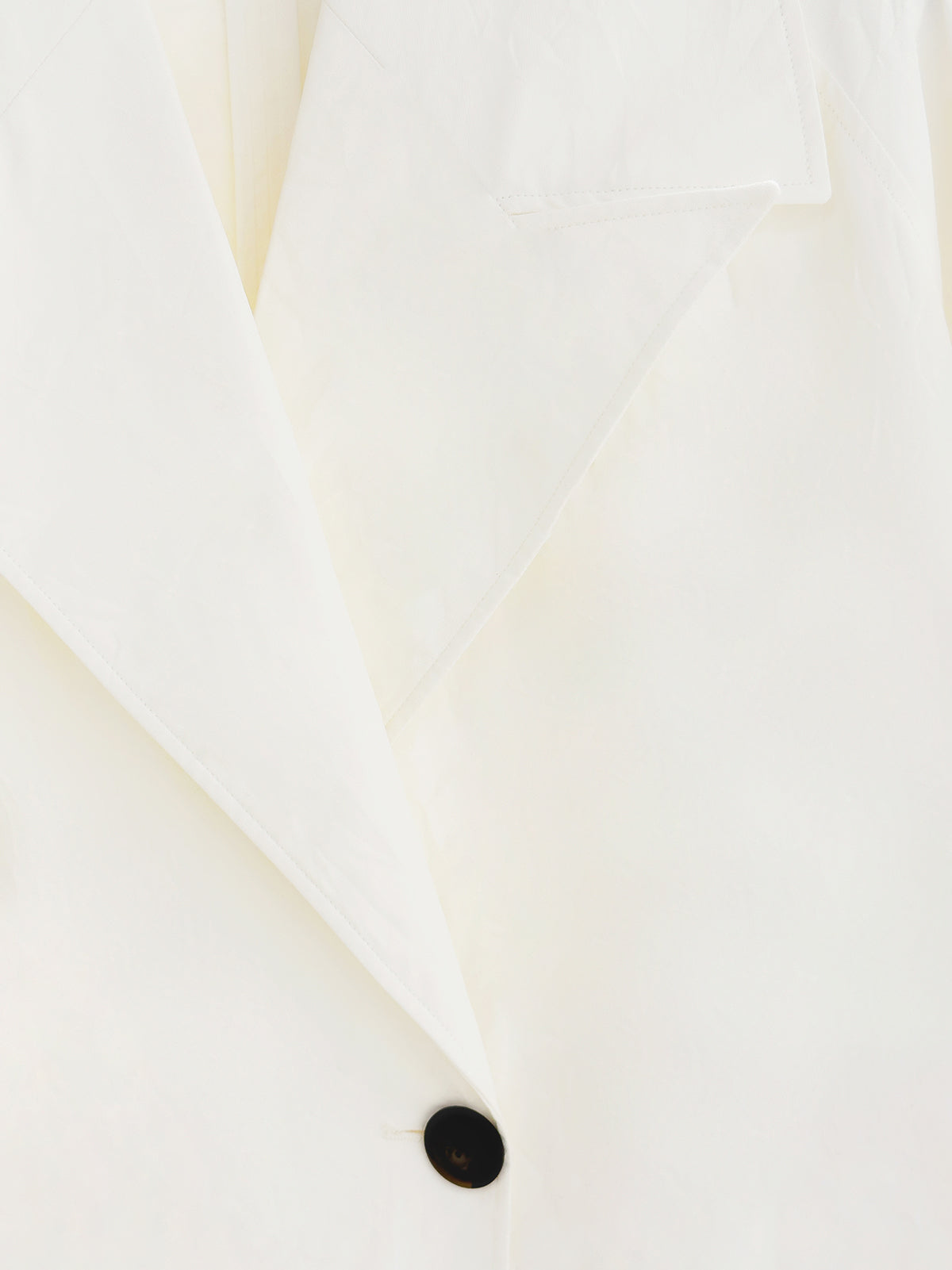 Oversized crushed cotton coat