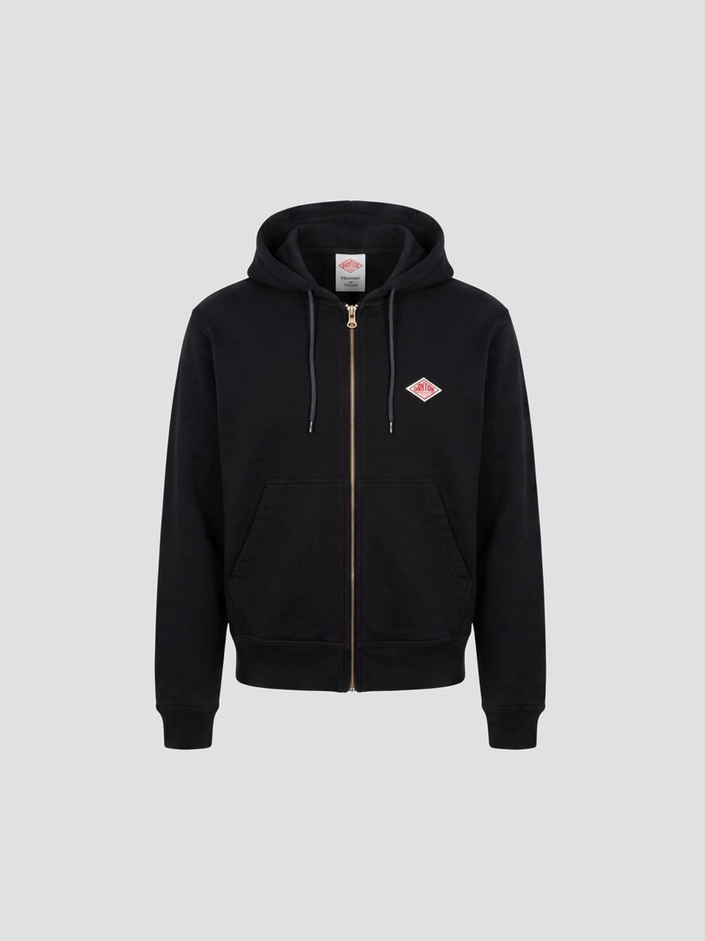 Danton Cin_zip hoodie in grey