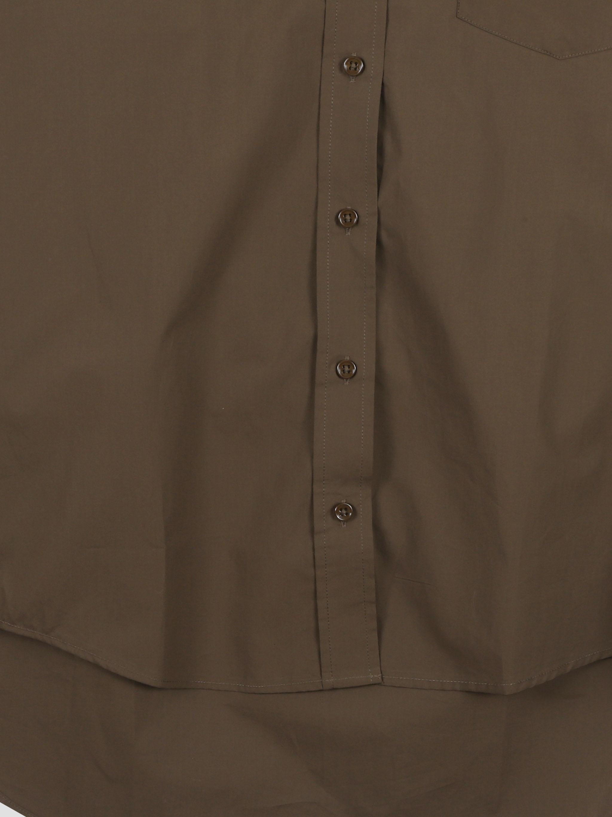 Ornella side button-up shirt