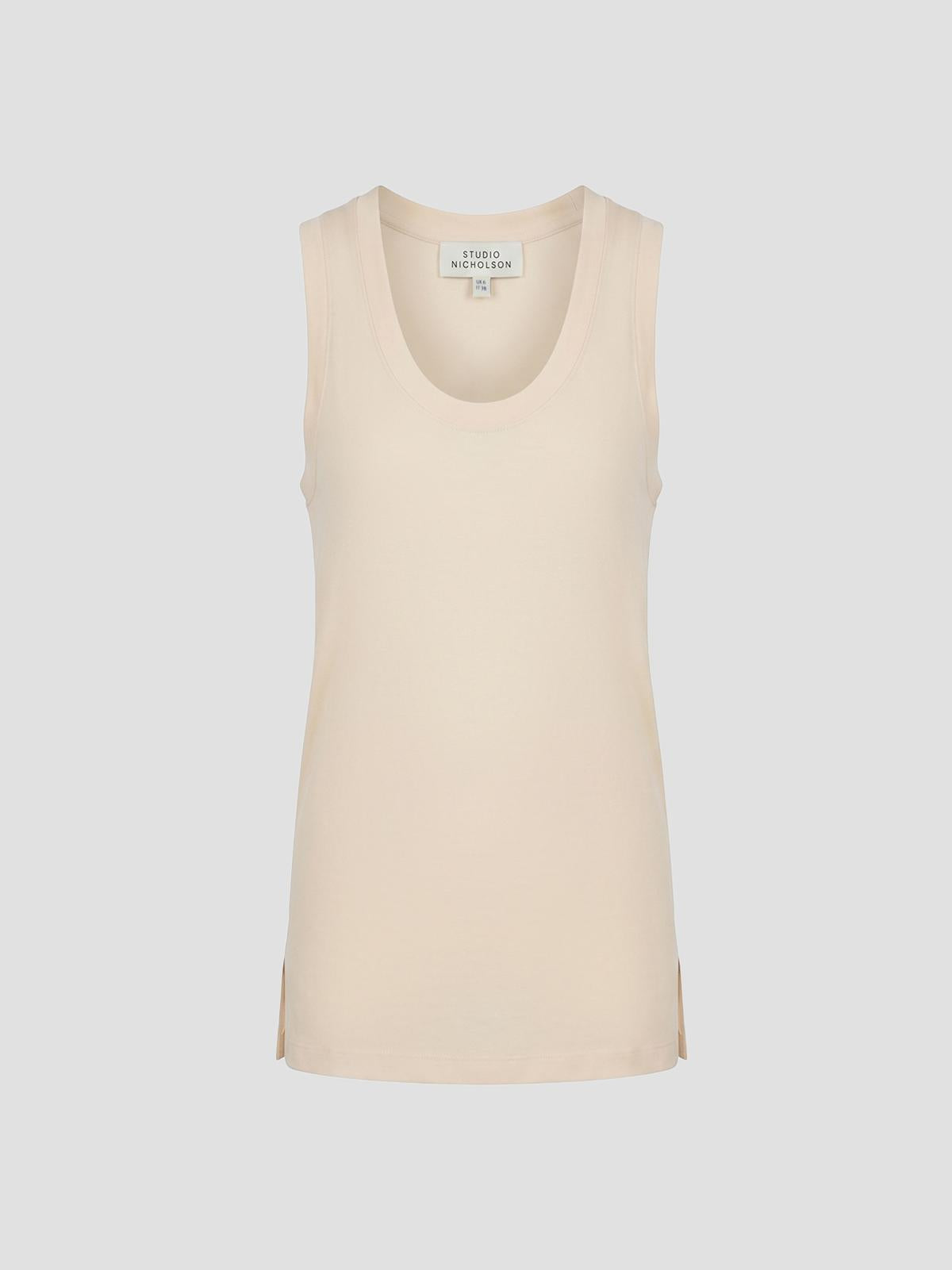 Scoop neck vest