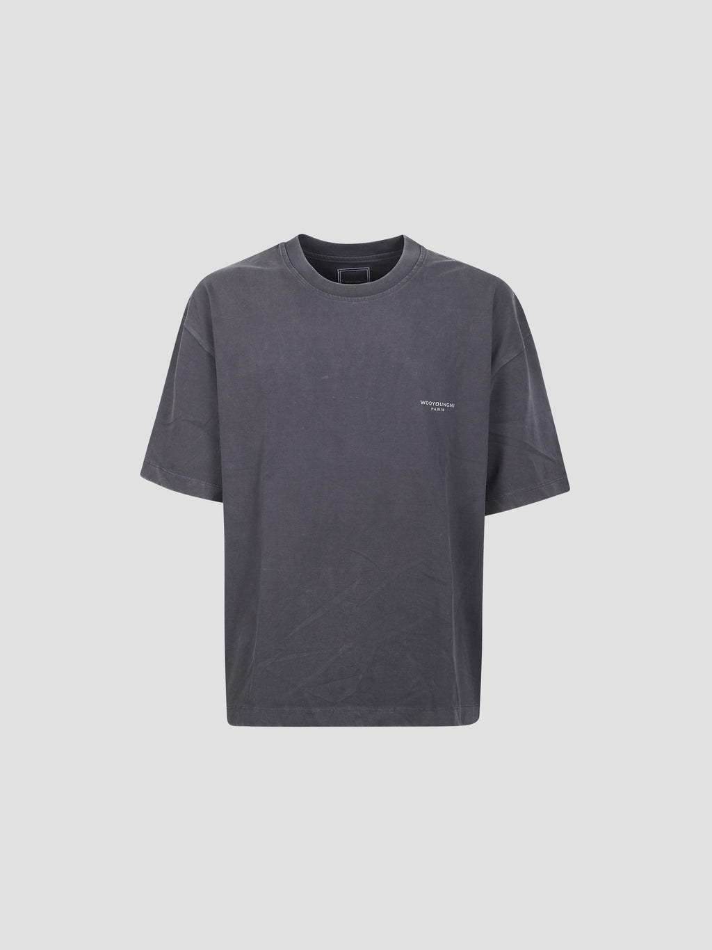 Washed logo cotton t-shirt