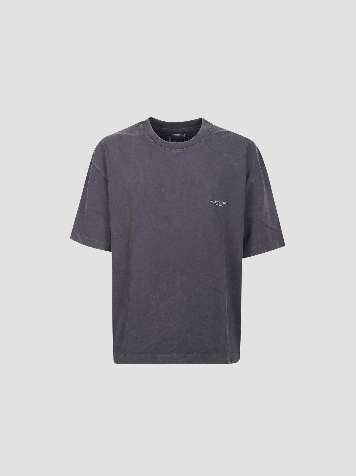 Washed logo cotton t-shirt