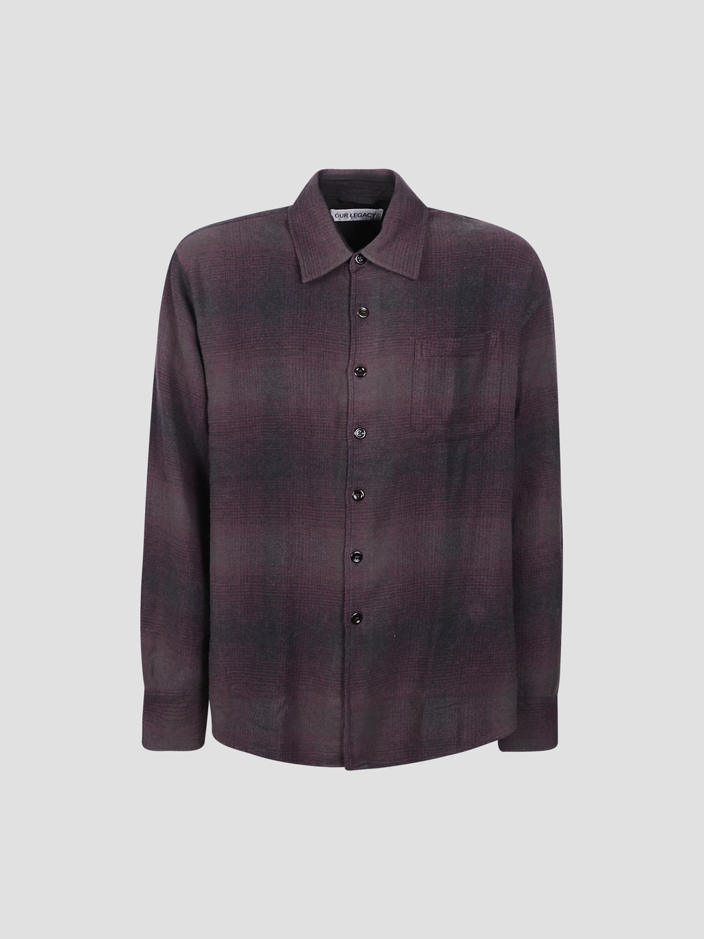 Above shirt check shirt