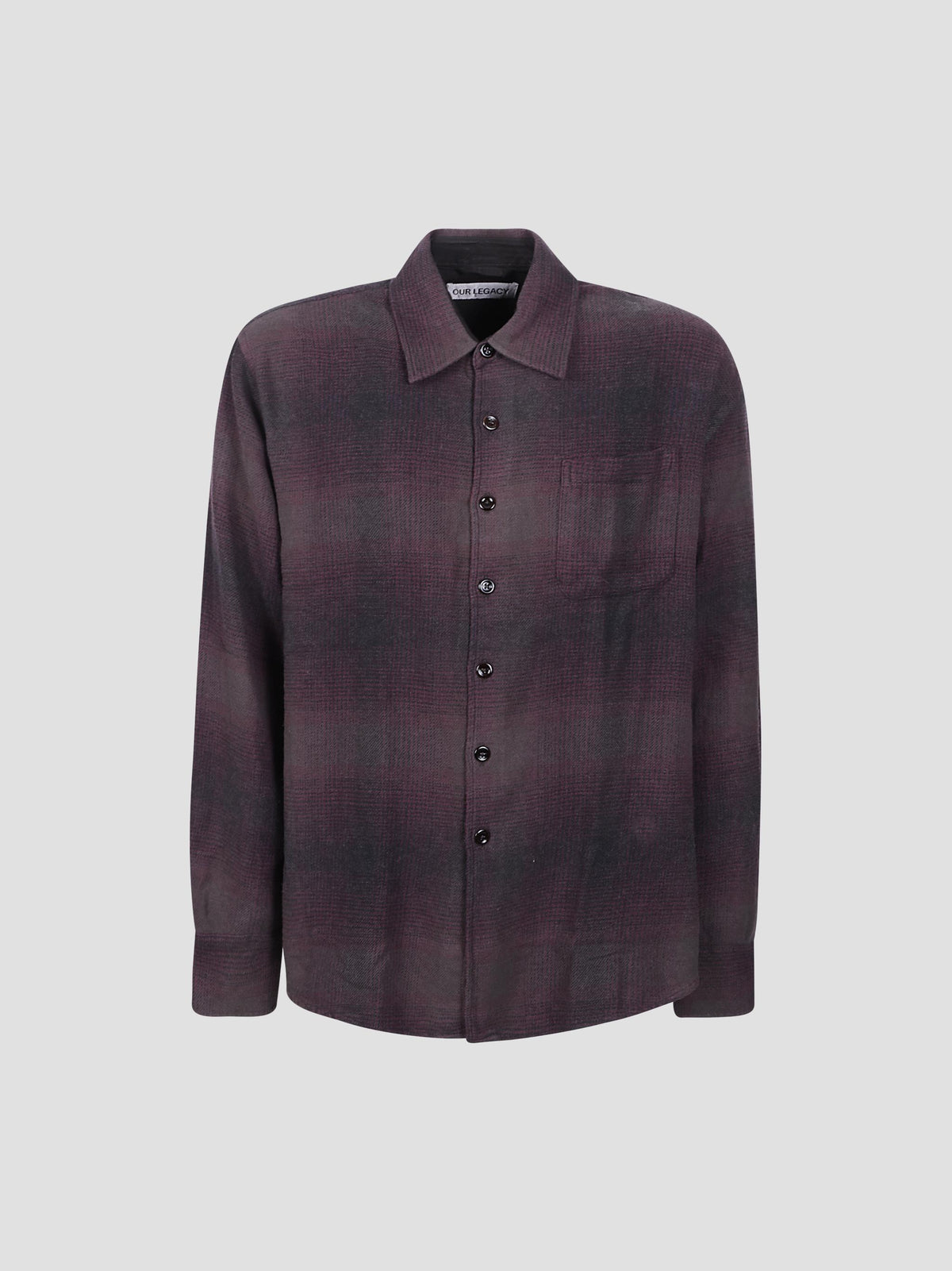 Above shirt check shirt