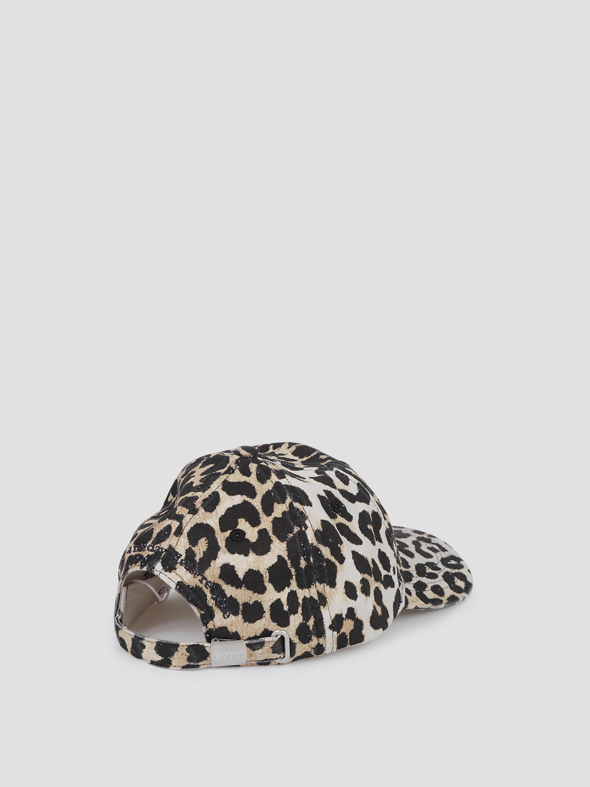 帽子 Washed Cotton Canvas Cap Leo Emb GANNI Washed cotton canvas cap leo emb – Macondo
