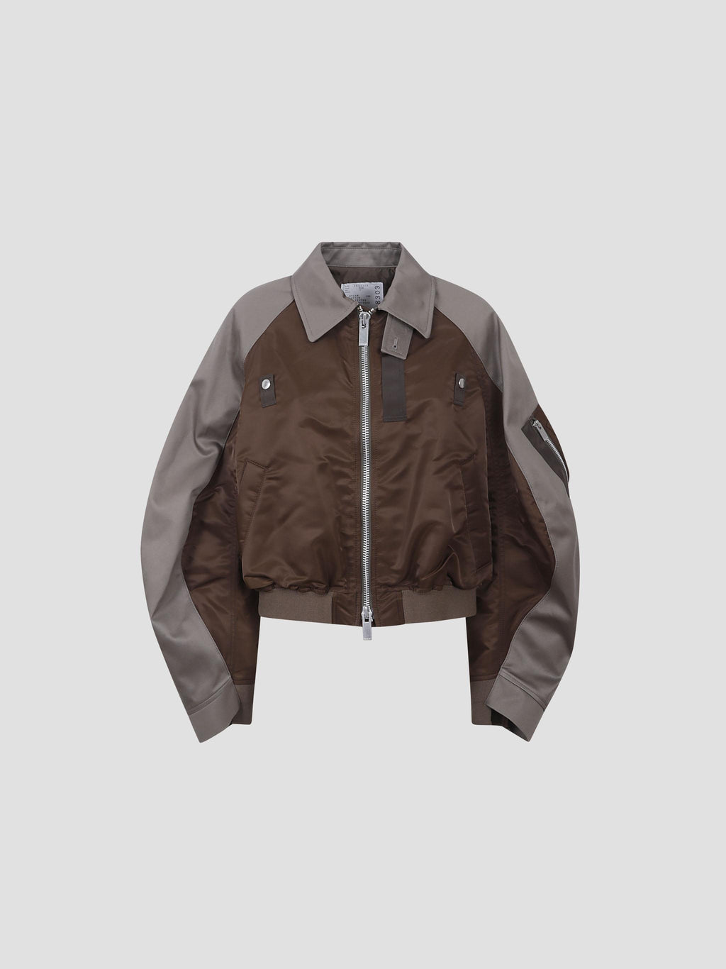 Cotton chino x nylon twill blouson