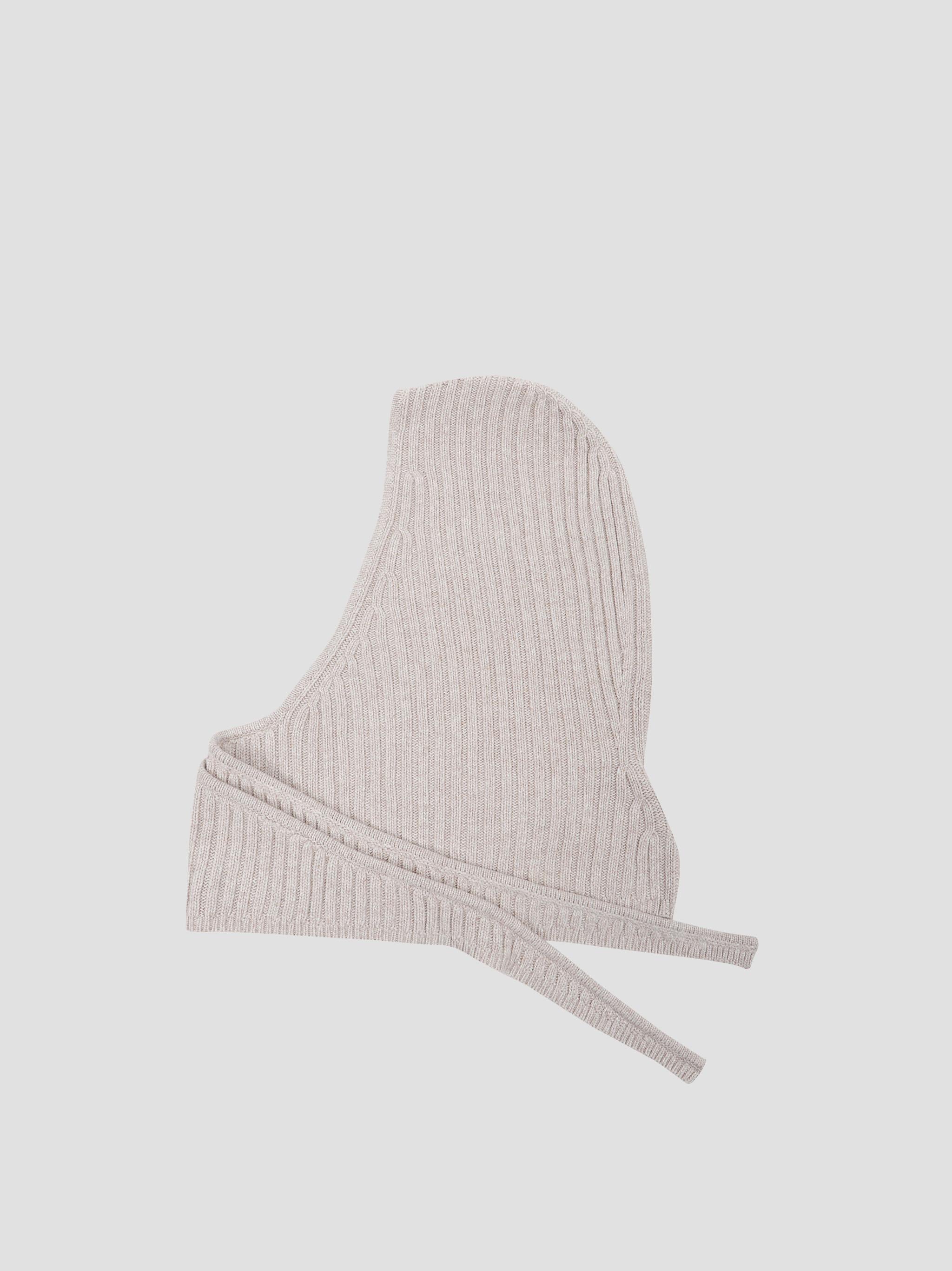 GANNI Core future wool knit balaclava – Macondo