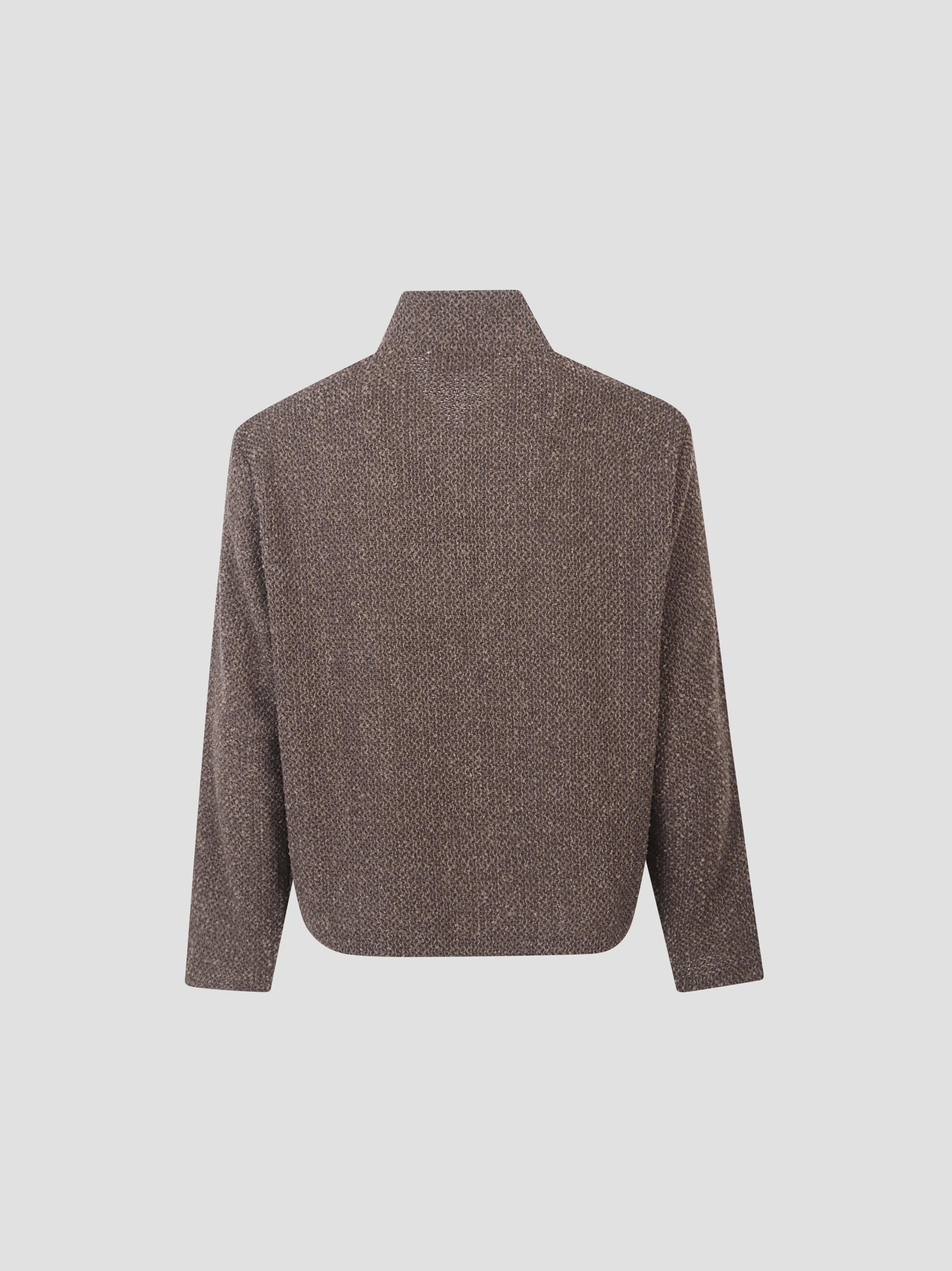 Shrunken fullzip polo