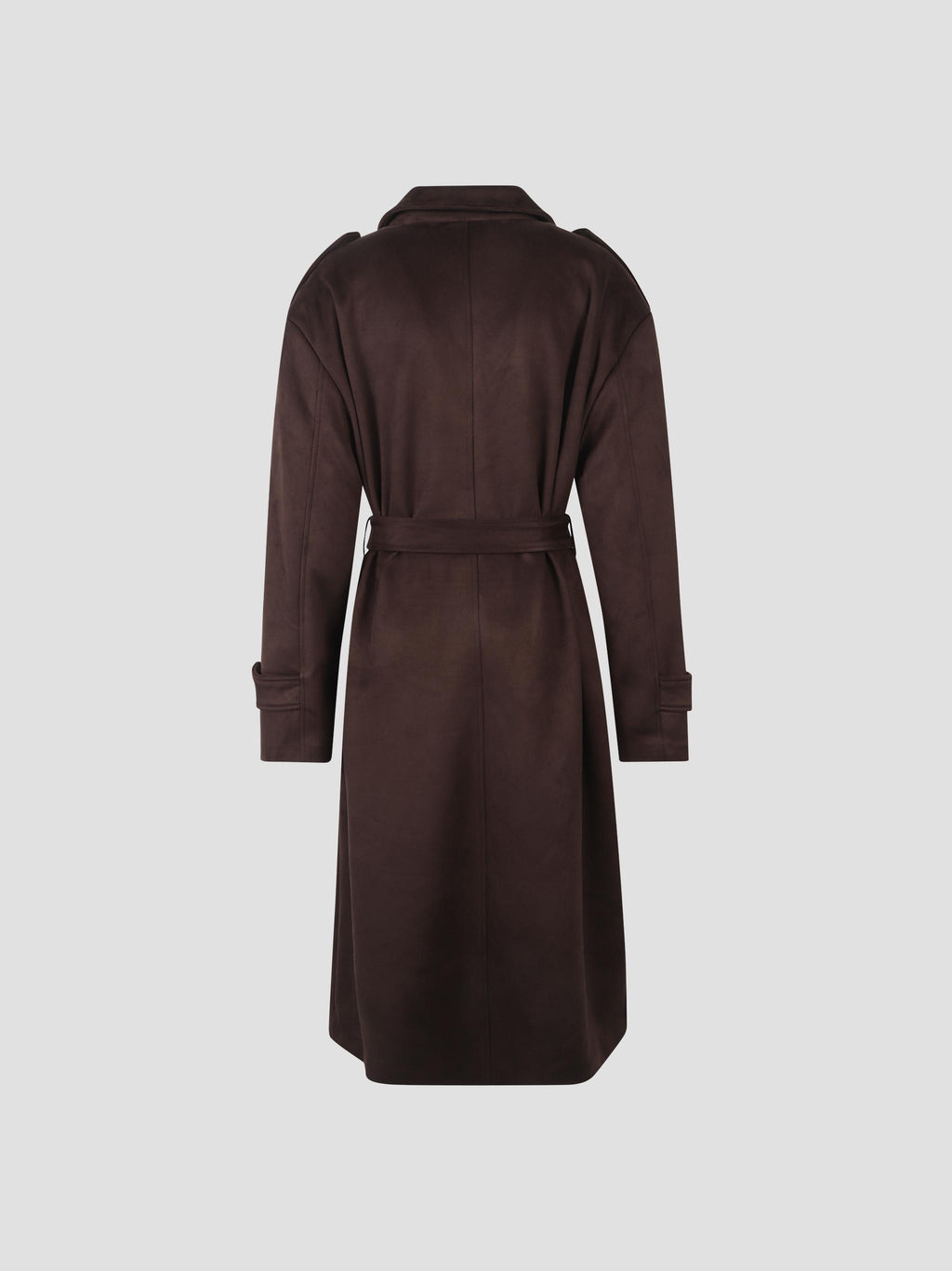 Pembroke faux suede trench