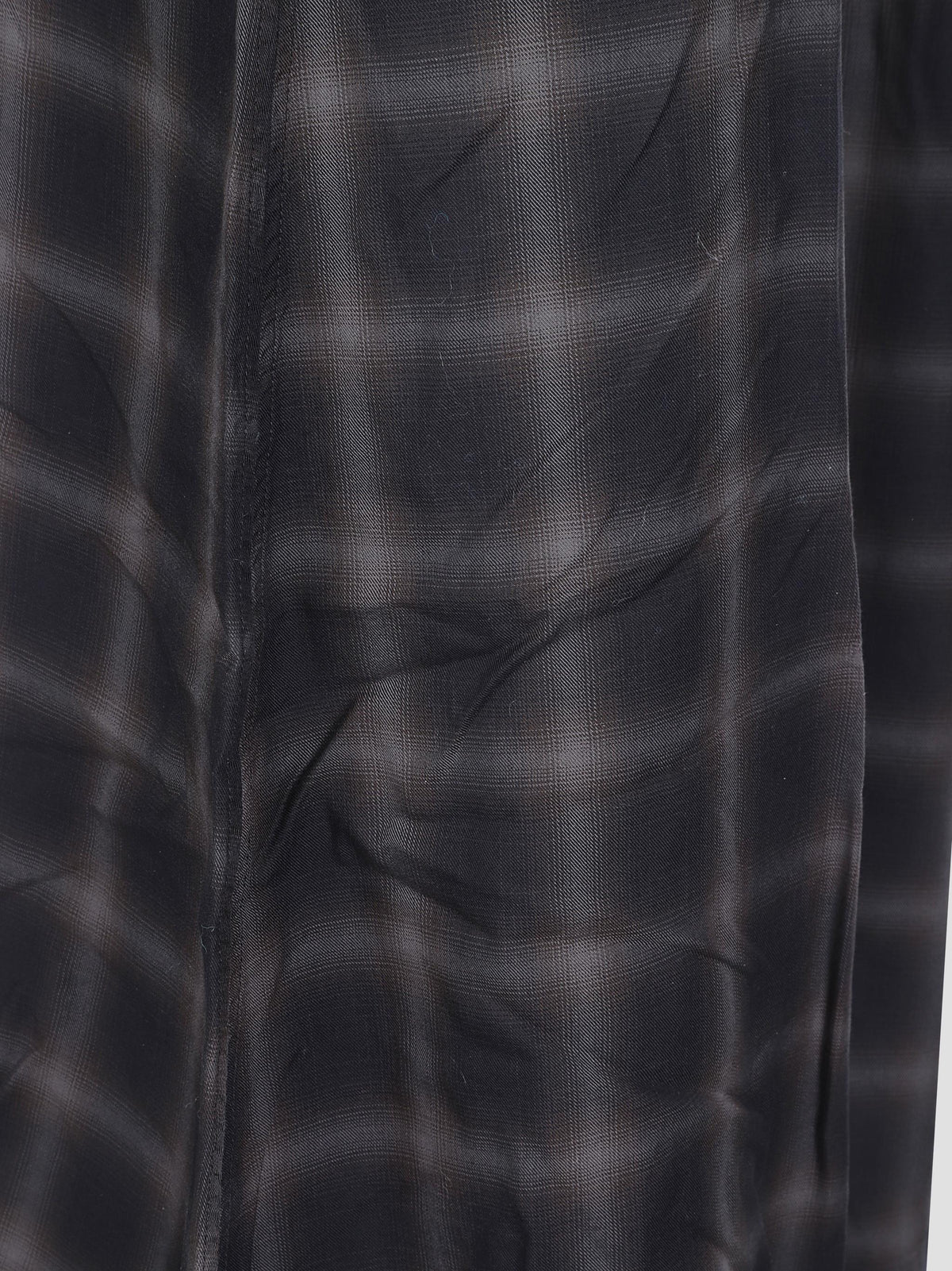 Fan skirt check midi skirt